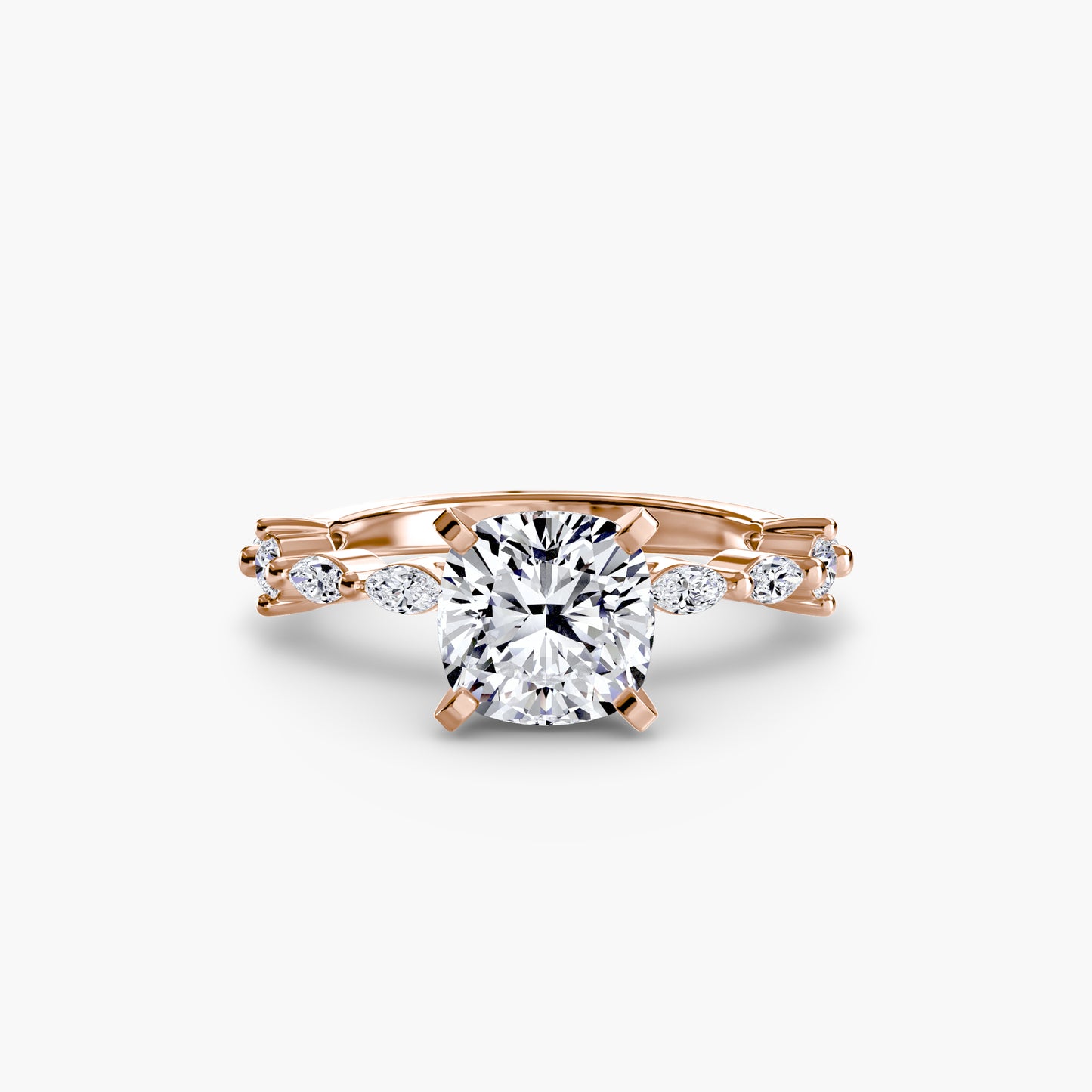 The "Havana" Solitaire with Eternity Pavé