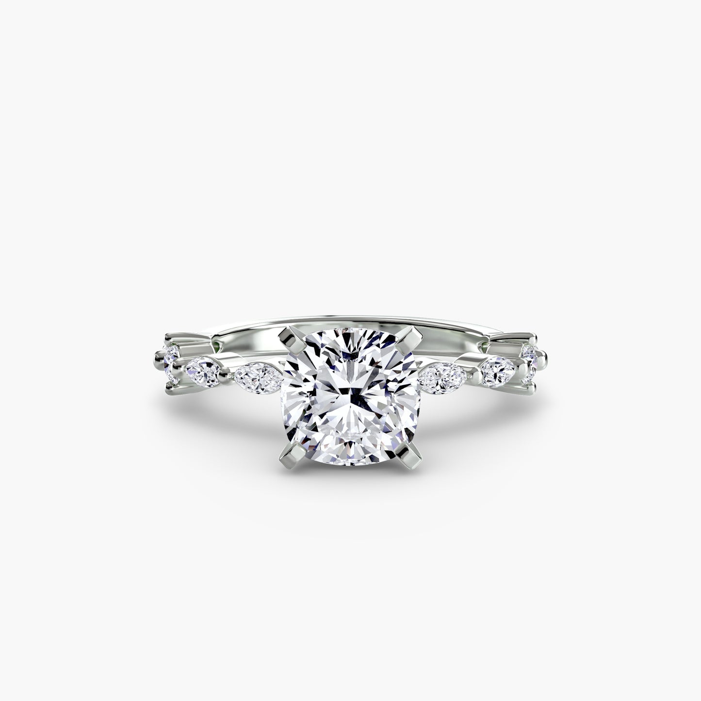 The "Havana" Solitaire with Eternity Pavé