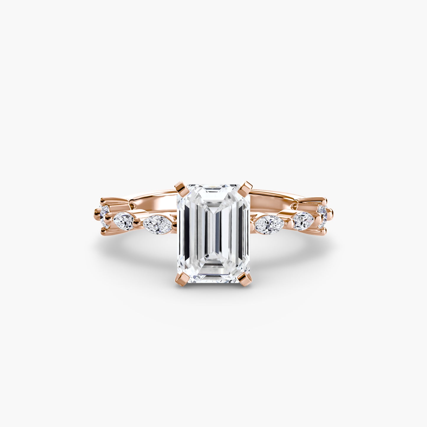 The "Havana" Solitaire with Eternity Pavé