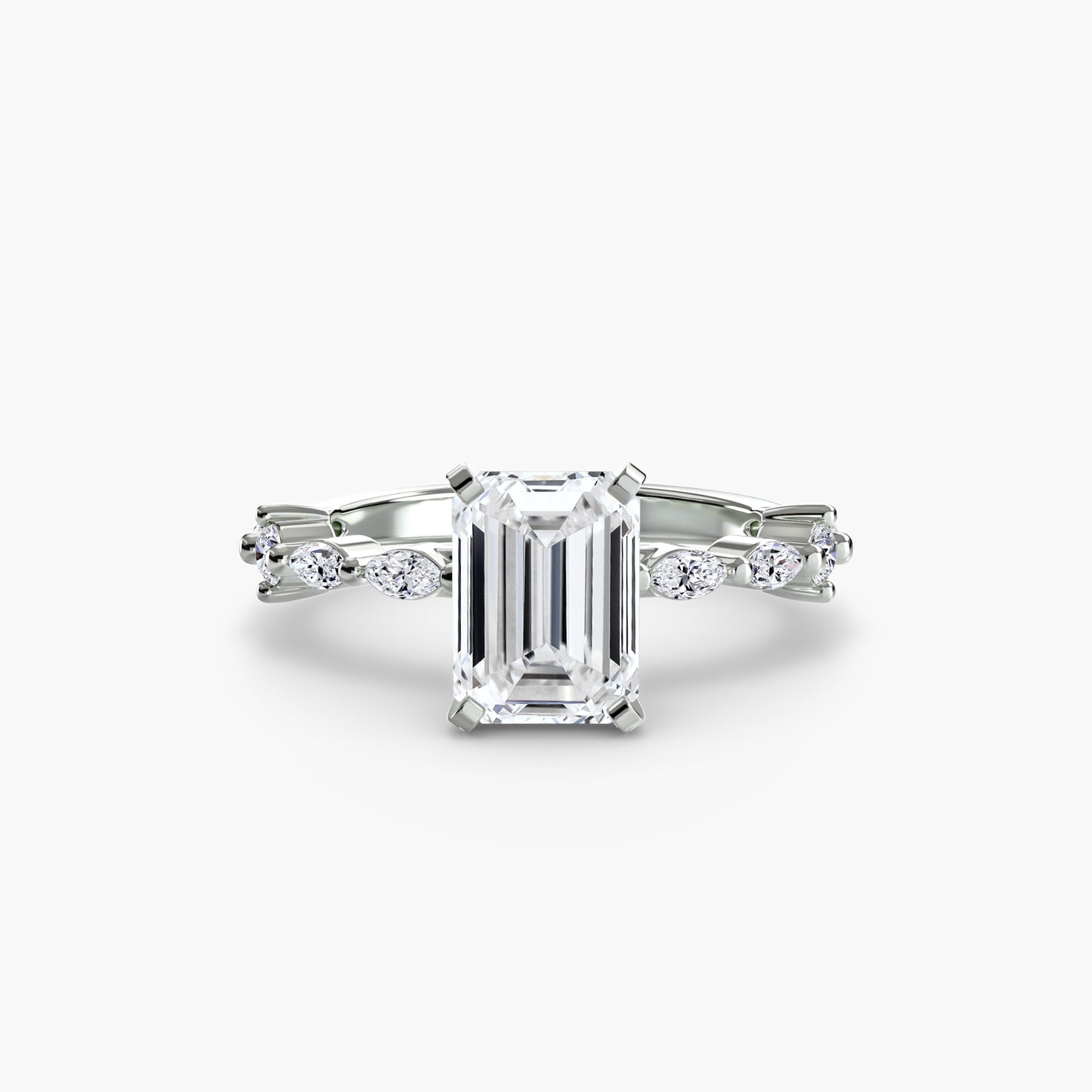 The "Havana" Solitaire with Eternity Pavé