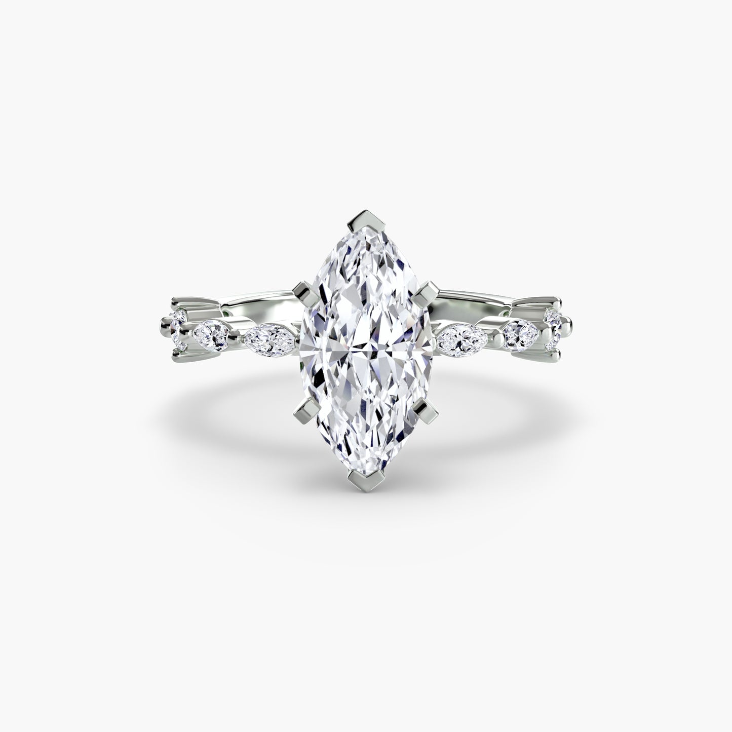 The "Havana" Solitaire with Eternity Pavé