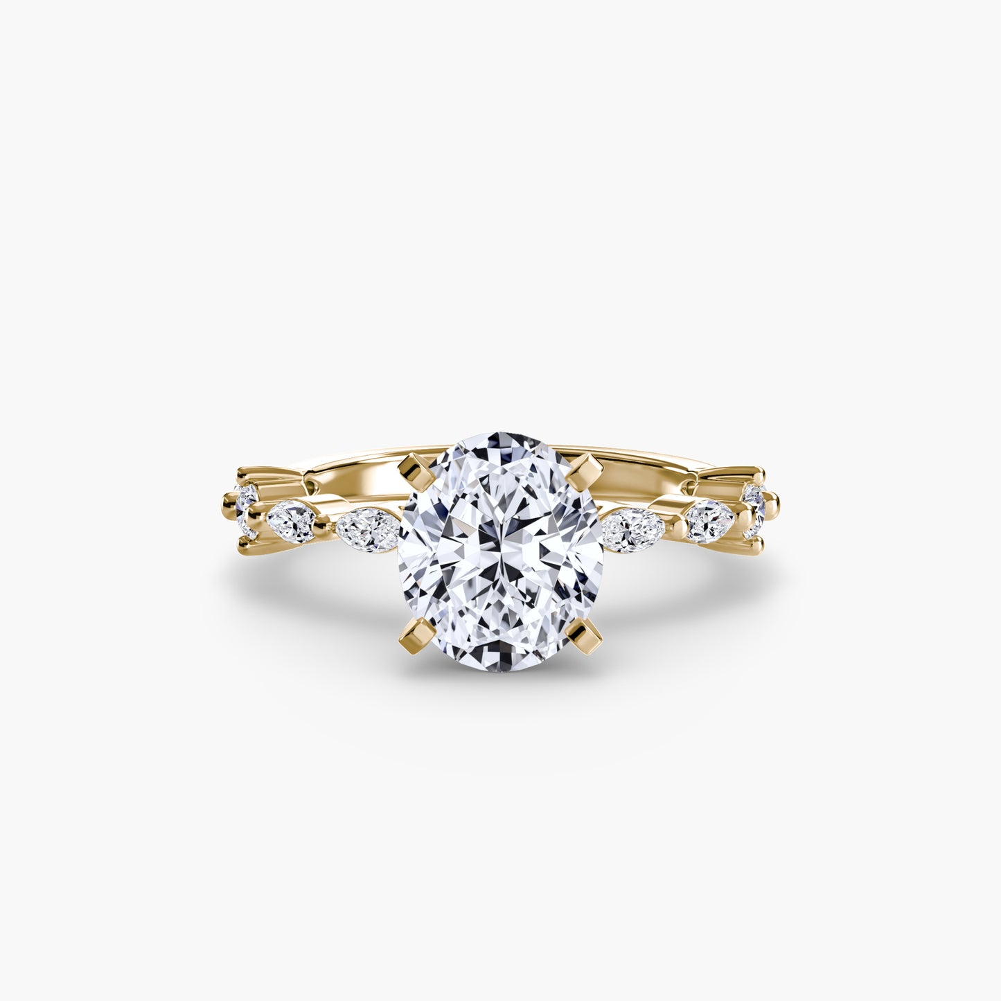 The "Havana" Solitaire with Eternity Pavé