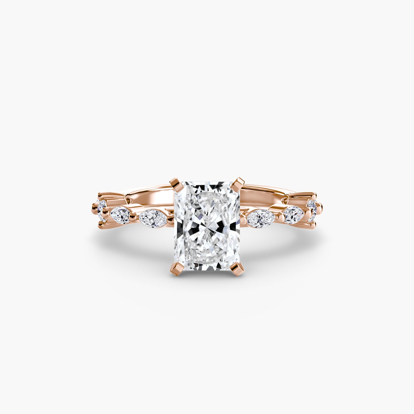 The "Havana" Solitaire with Eternity Pavé