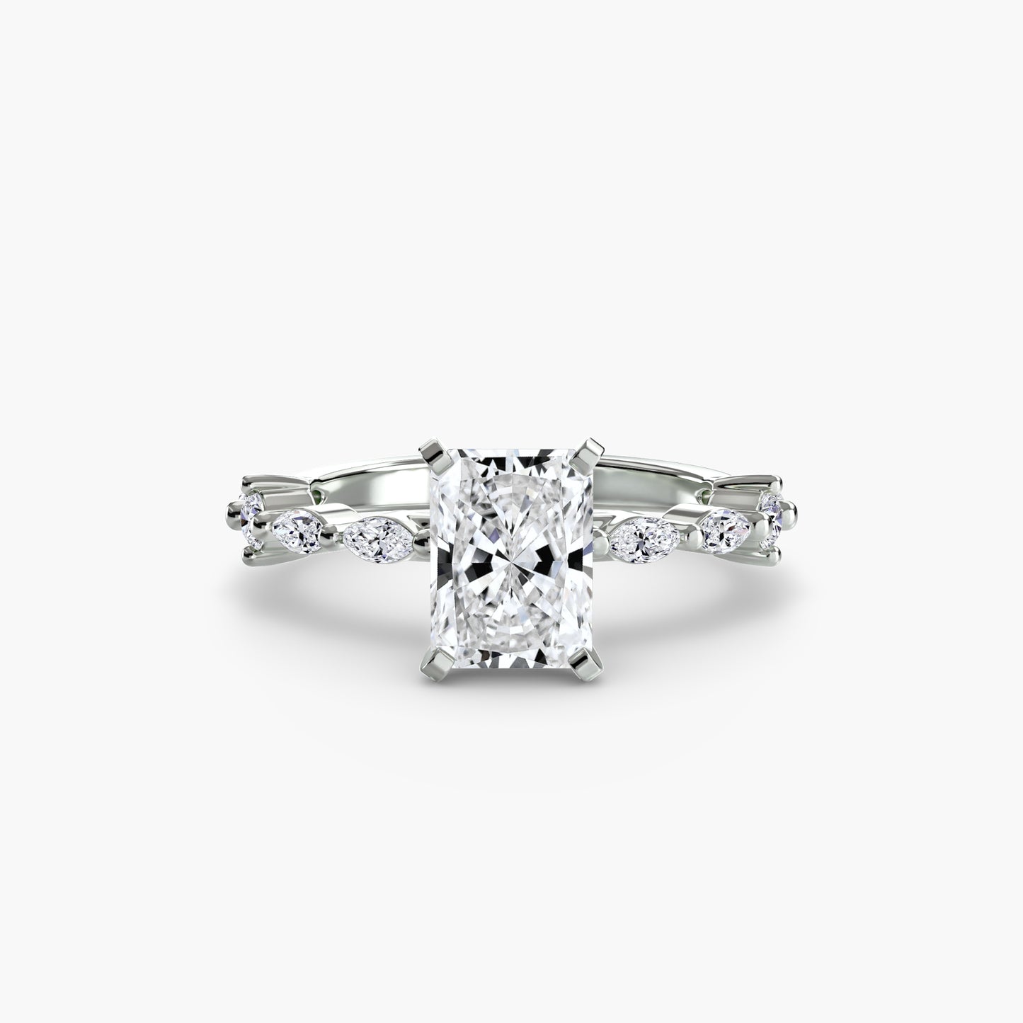 The "Havana" Solitaire with Eternity Pavé