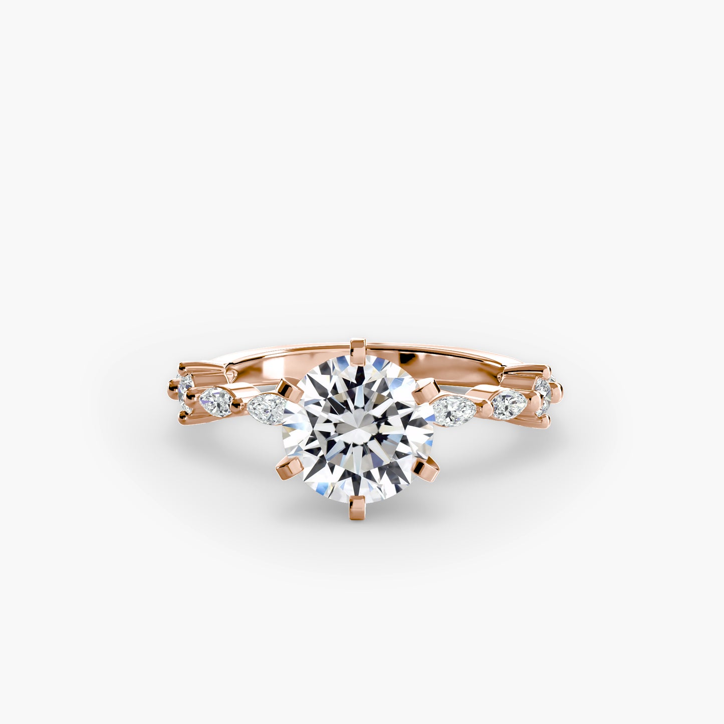 The "Havana" Solitaire with Eternity Pavé
