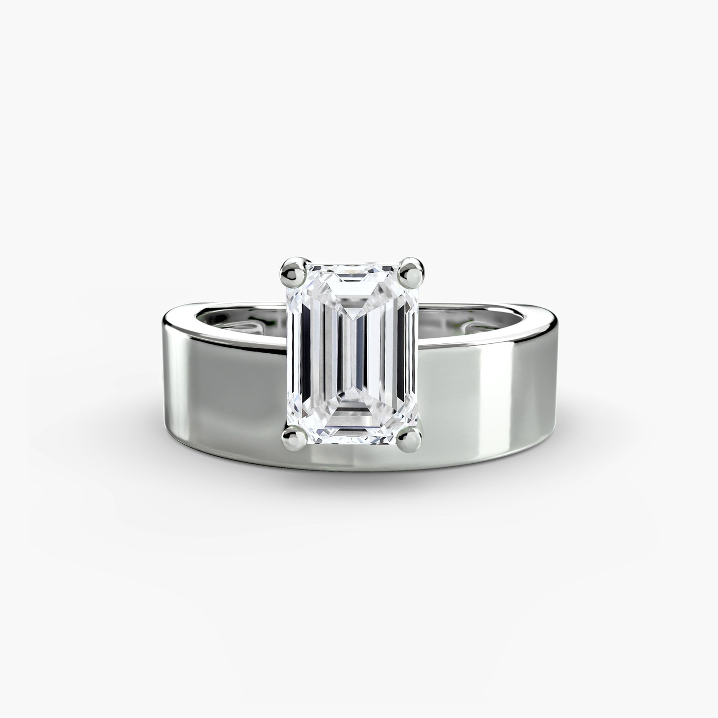 The "Paris" Wide Band Solitaire