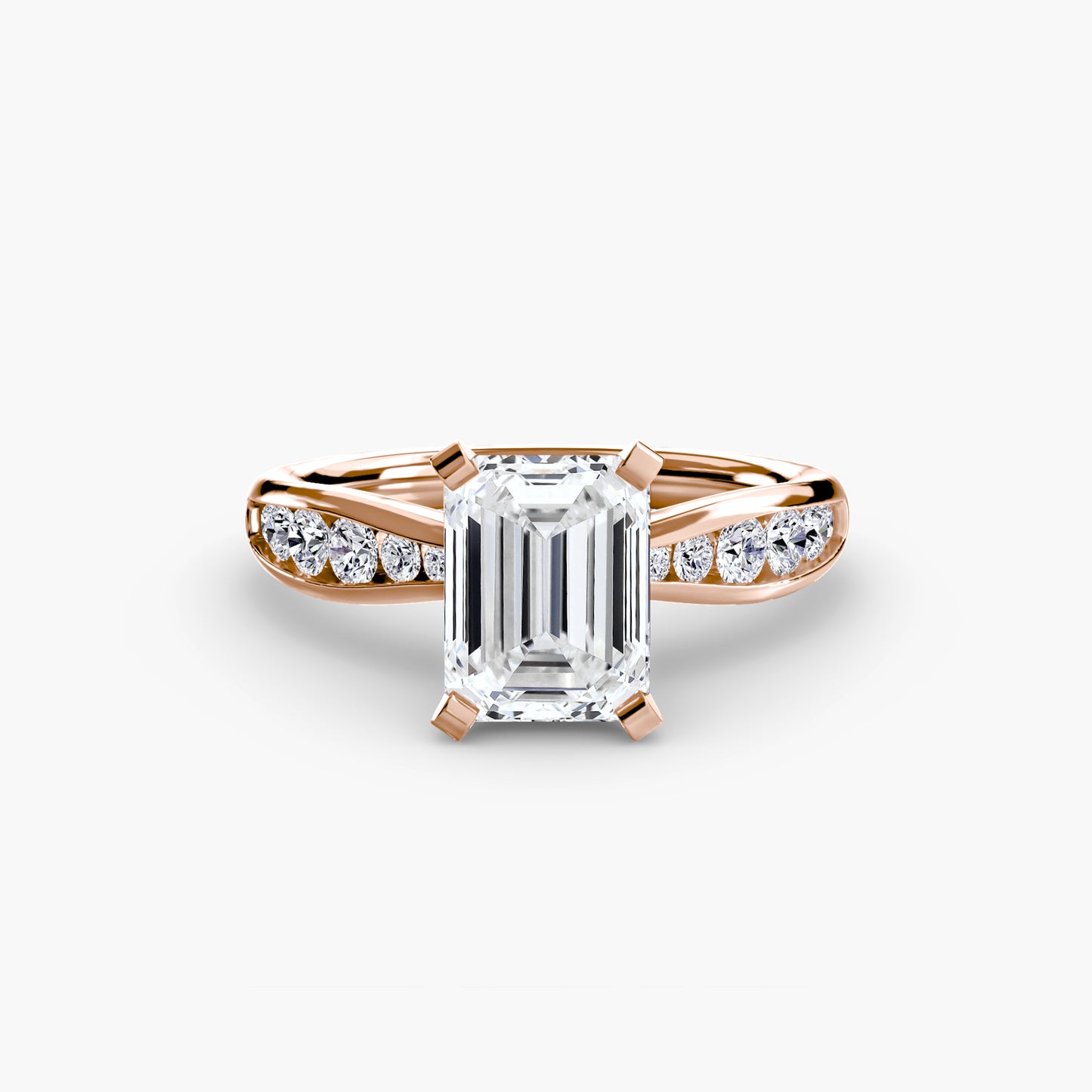 The "Vancouver" Solitaire with Pavé