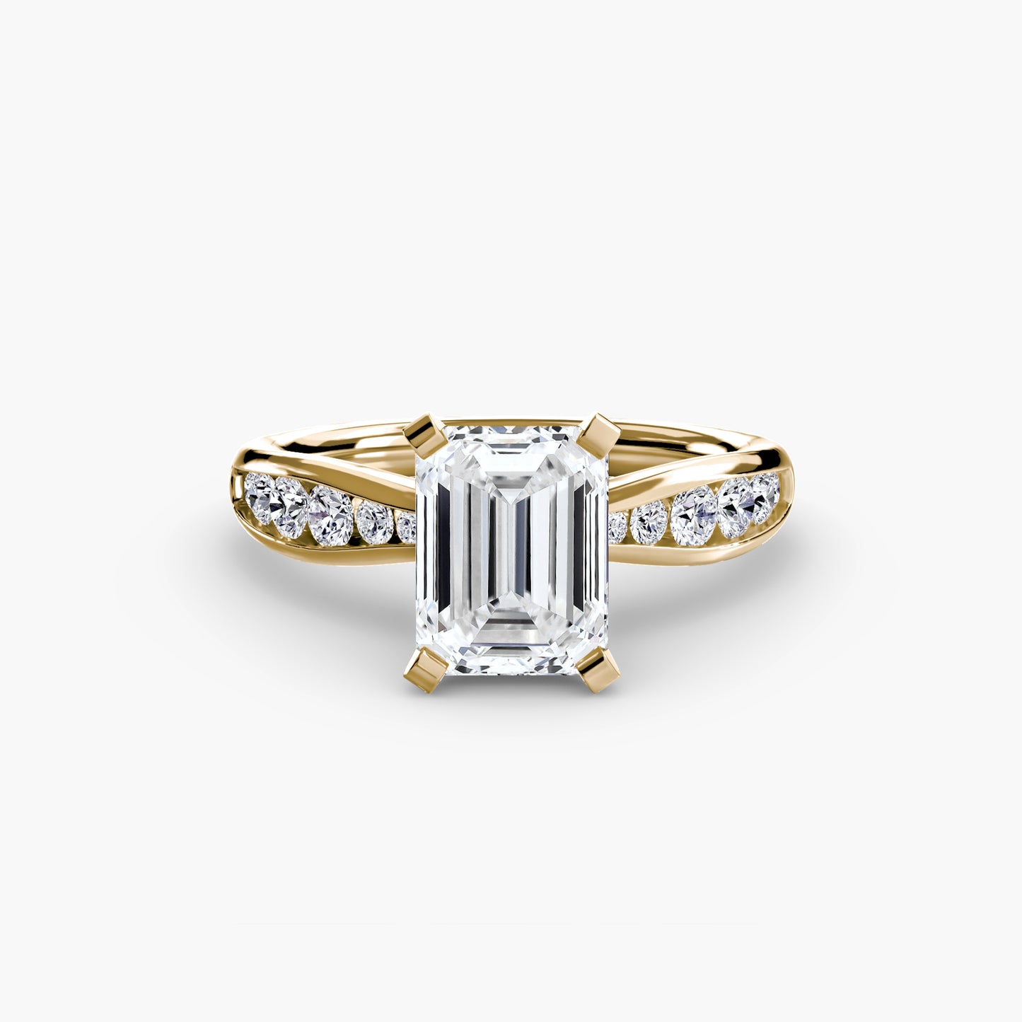 The "Vancouver" Solitaire with Pavé