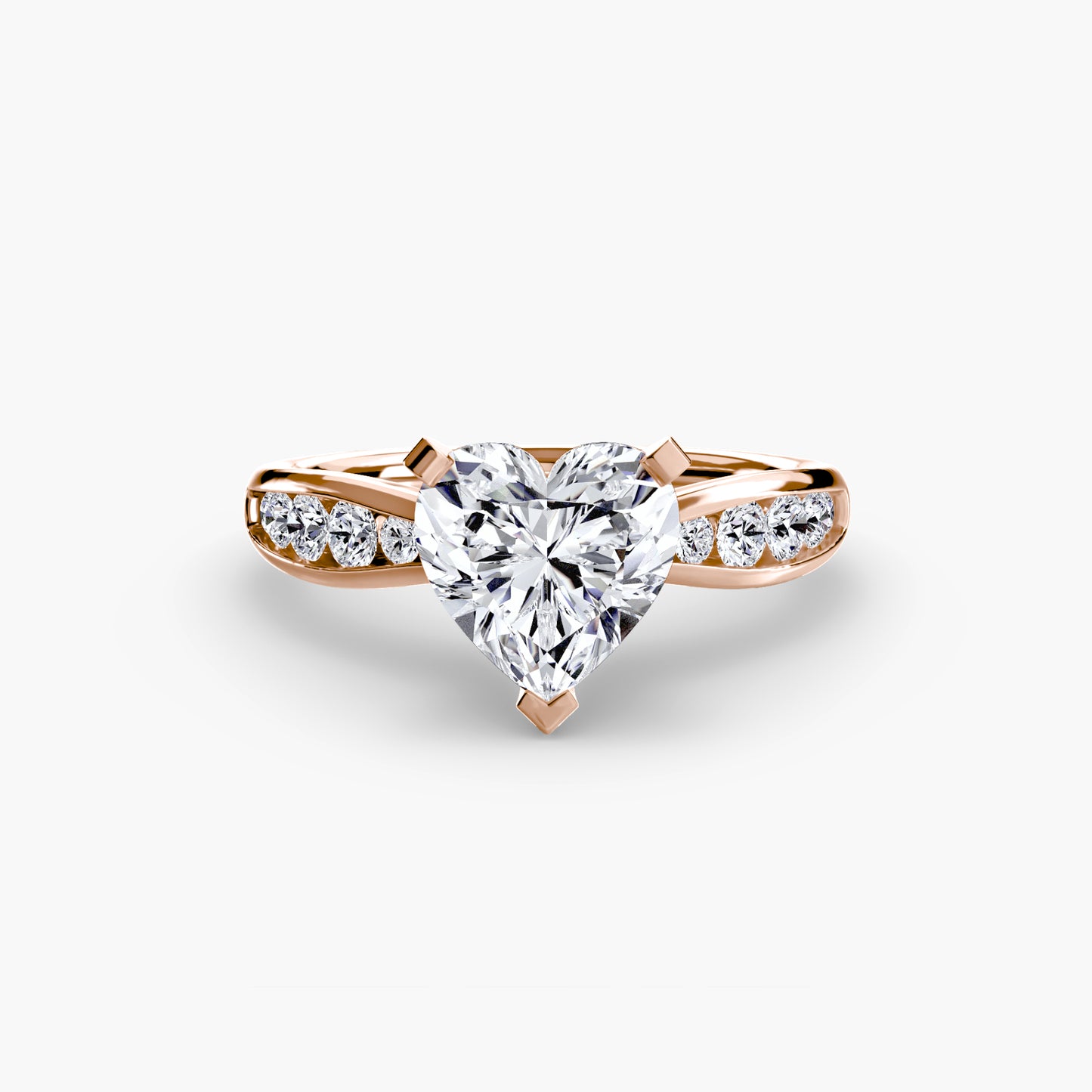 The "Vancouver" Solitaire with Pavé