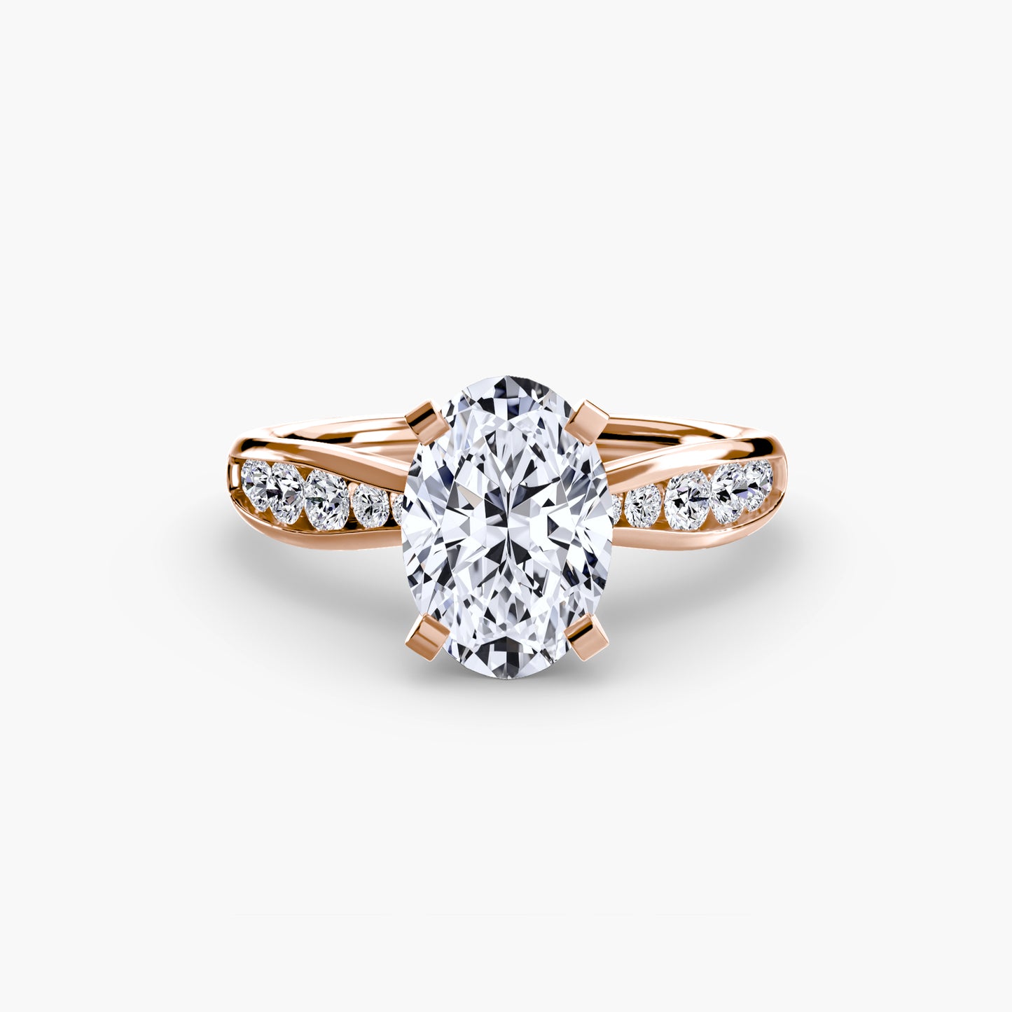 The "Vancouver" Solitaire with Pavé
