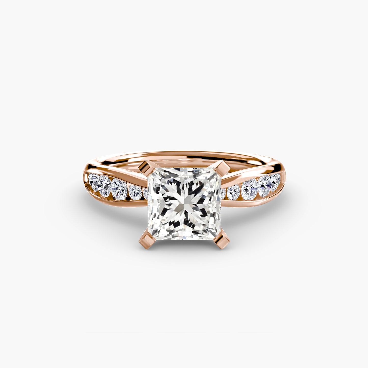 The "Vancouver" Solitaire with Pavé