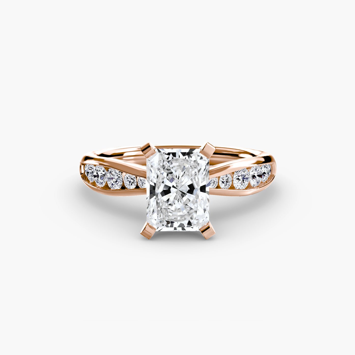 The "Vancouver" Solitaire with Pavé