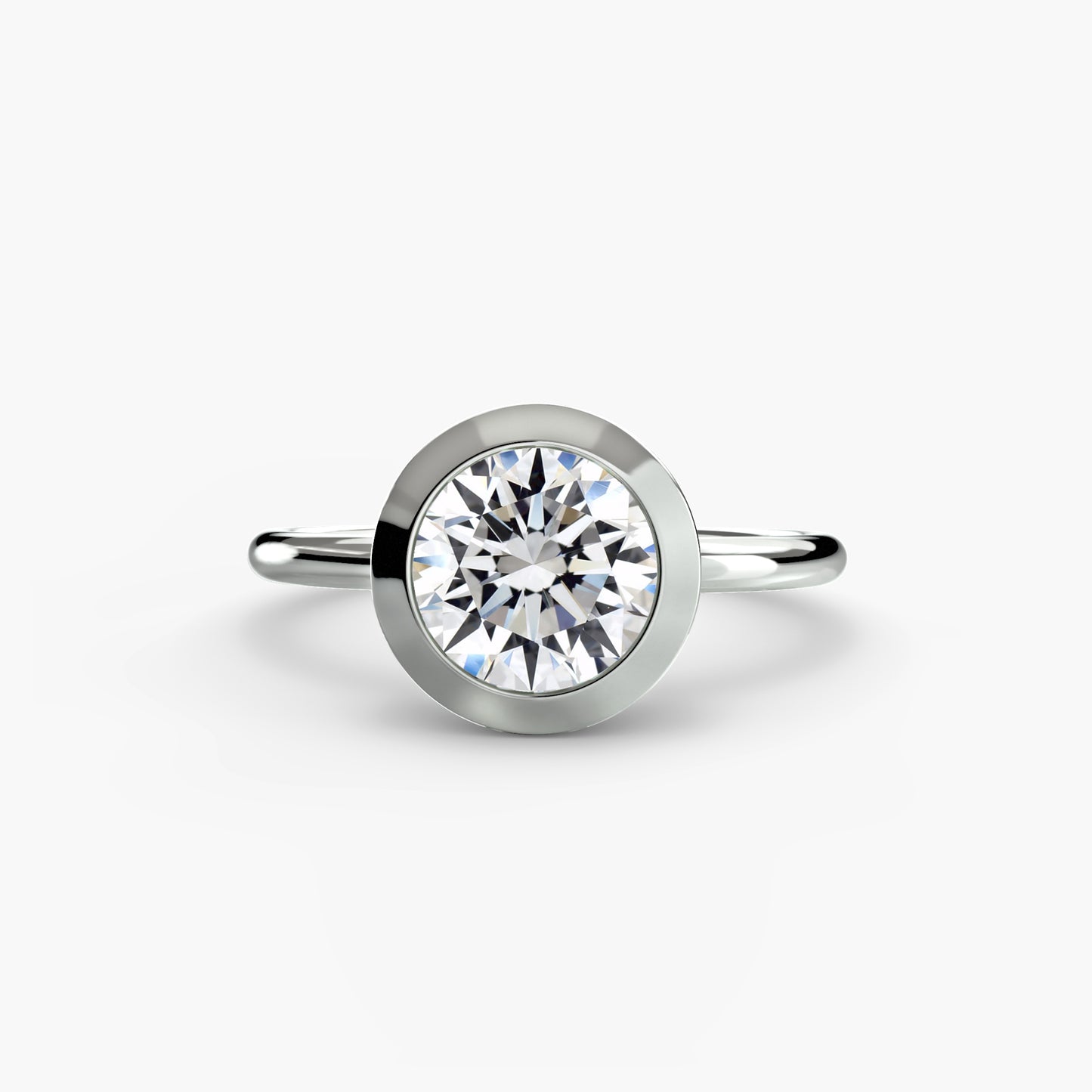 The "Stockholm" Bezel Set Solitaire