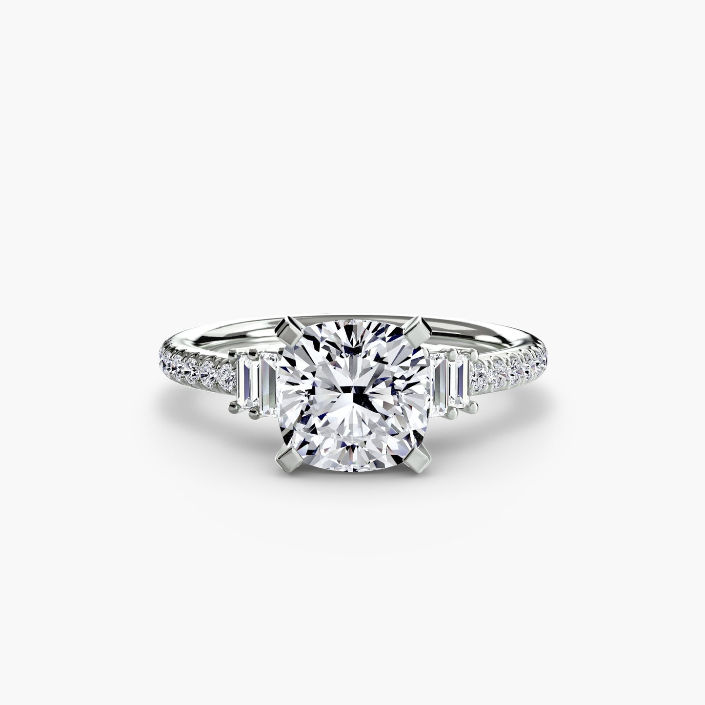 The "Copenhagen" Solitaire with Pavé