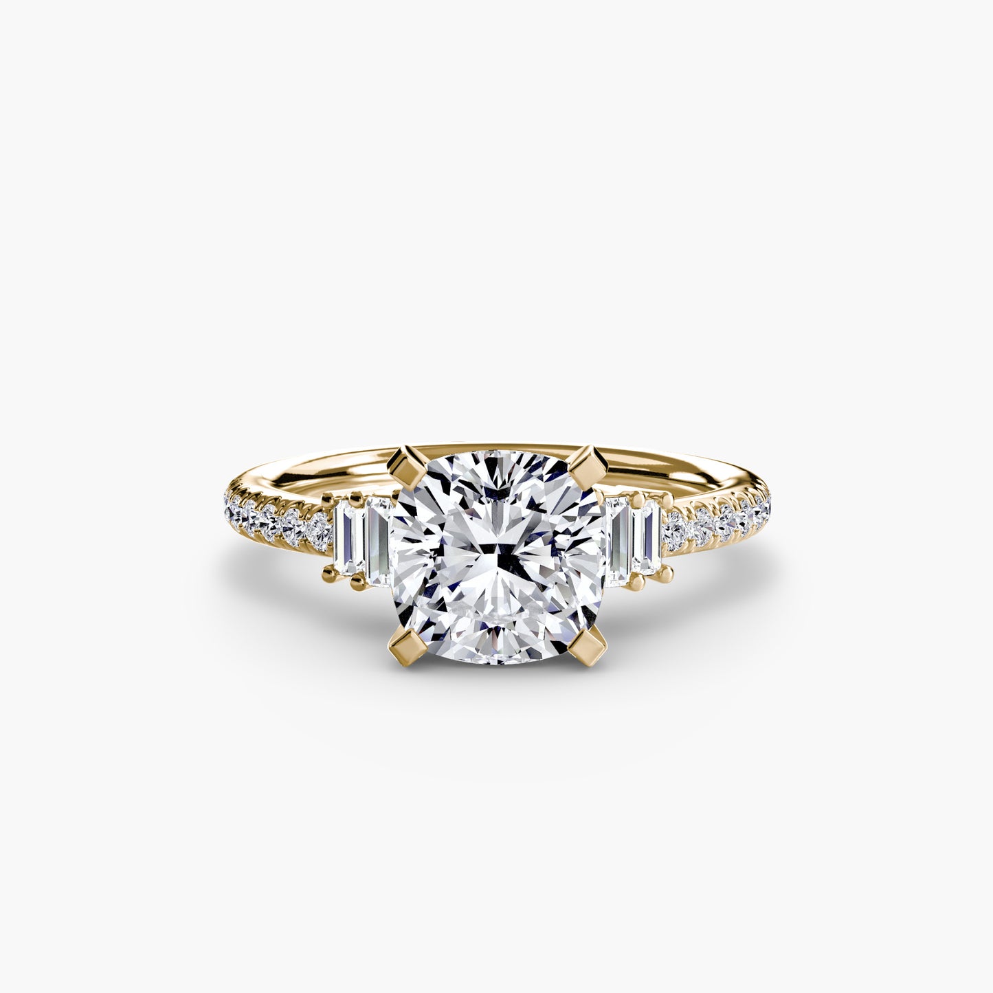 The "Copenhagen" Solitaire with Pavé