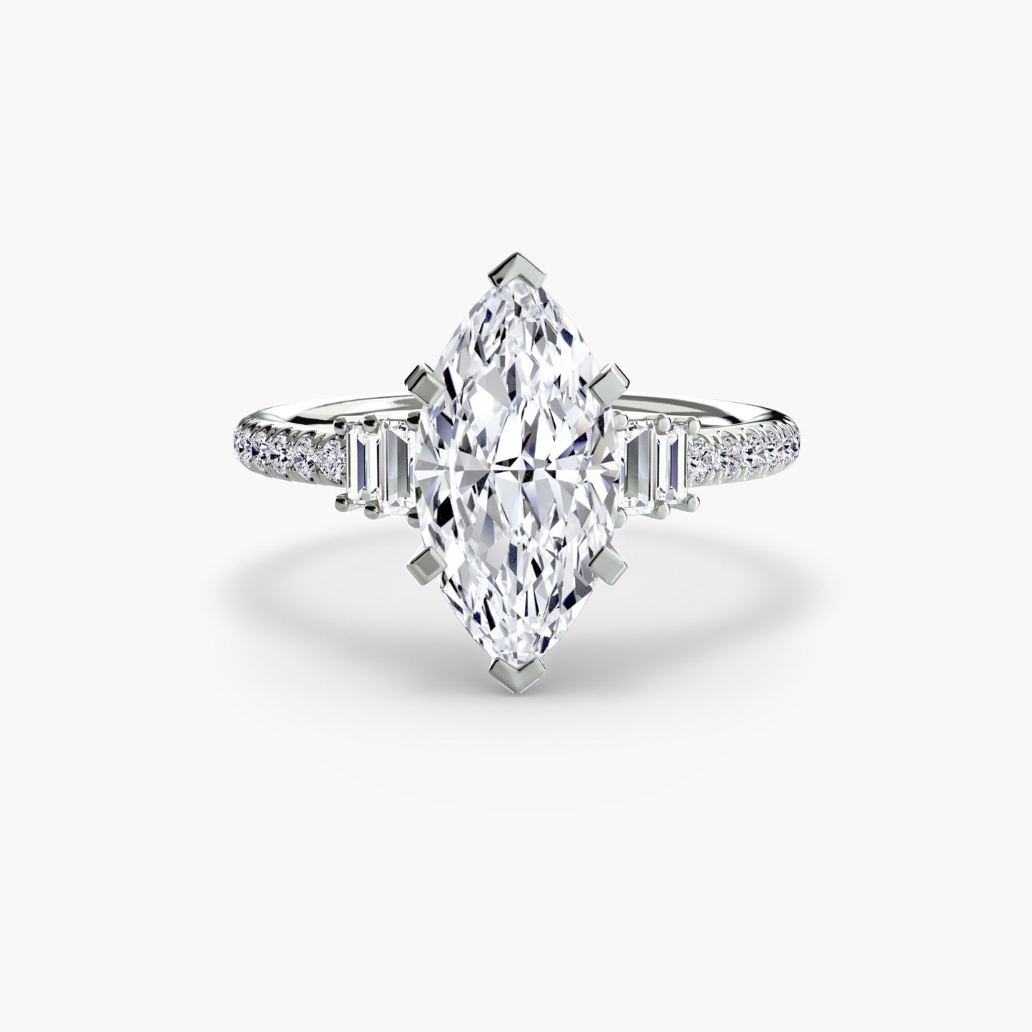 The "Copenhagen" Solitaire with Pavé