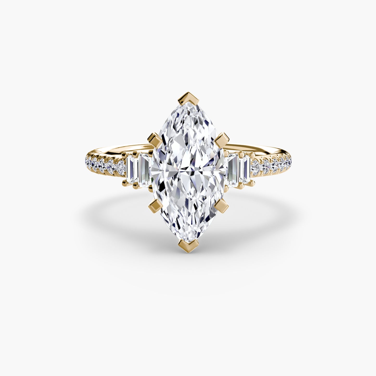 The "Copenhagen" Solitaire with Pavé