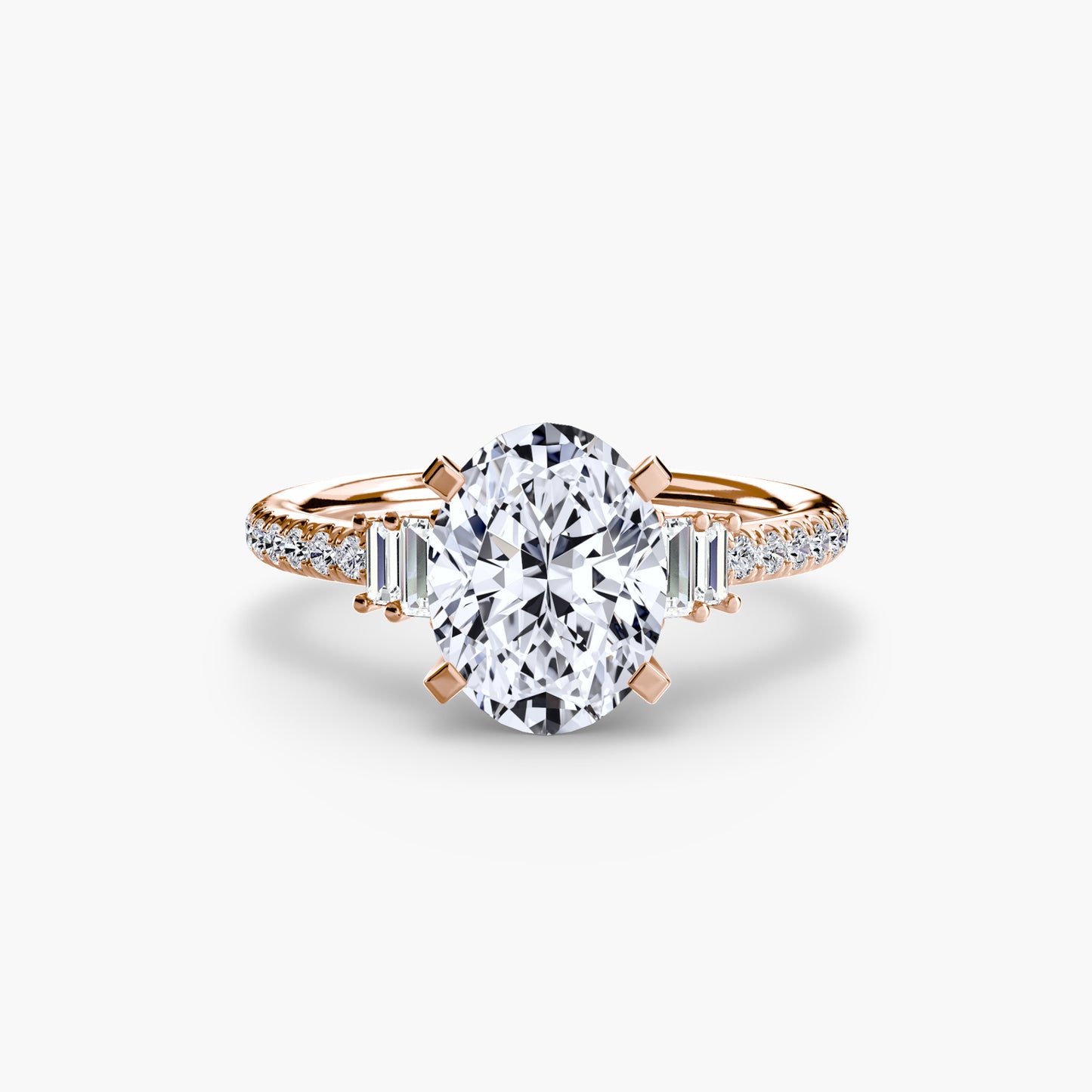 The "Copenhagen" Solitaire with Pavé