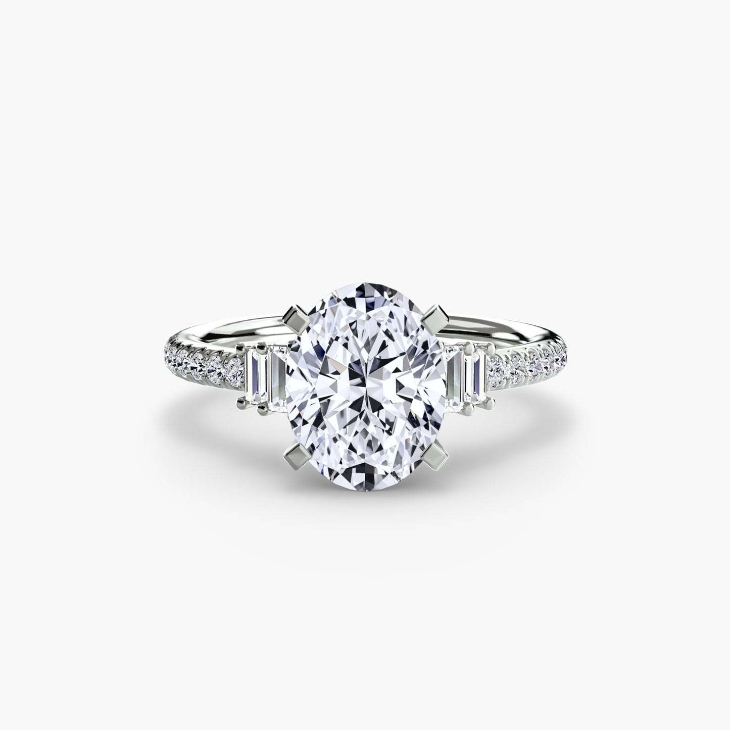 The "Copenhagen" Solitaire with Pavé