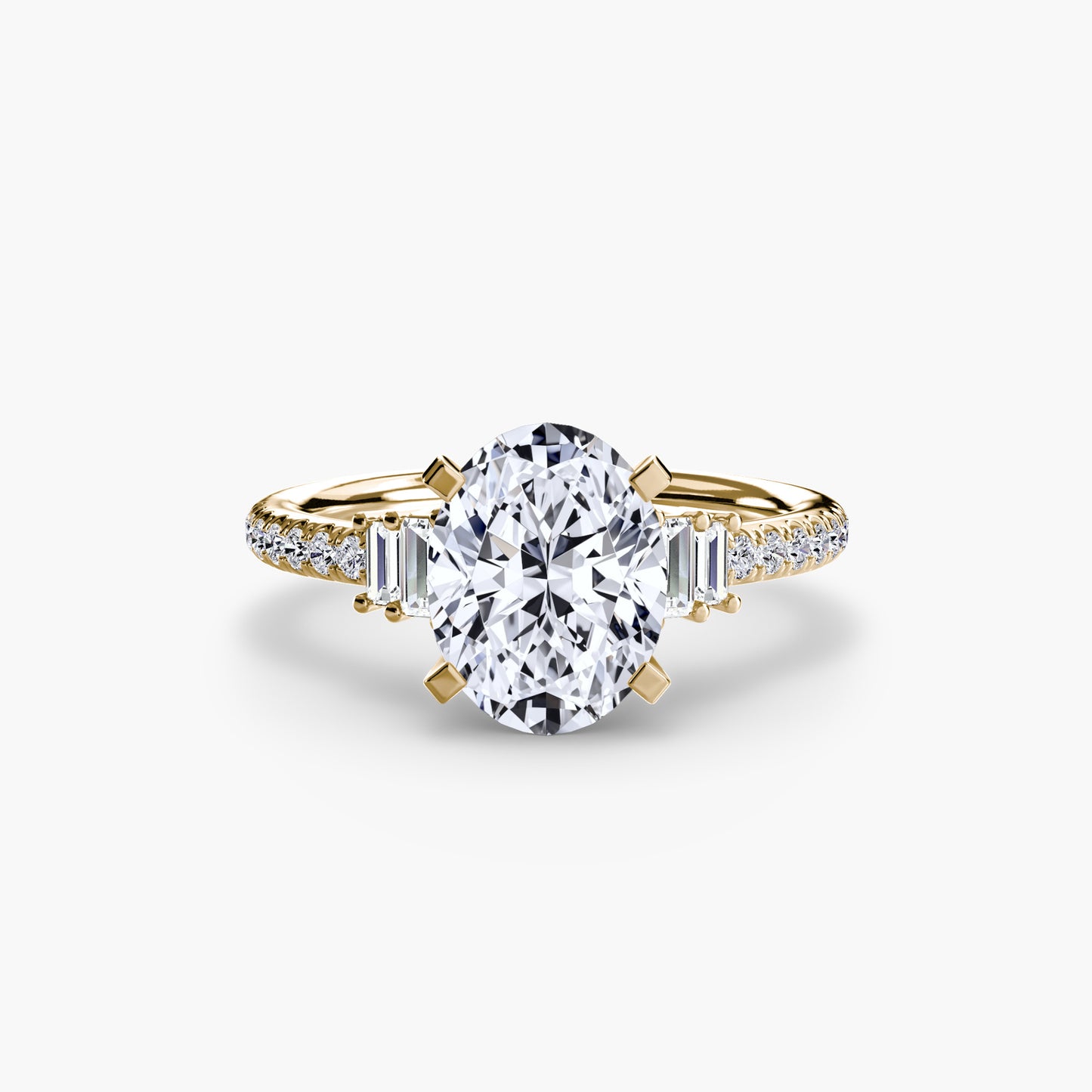 The "Copenhagen" Solitaire with Pavé