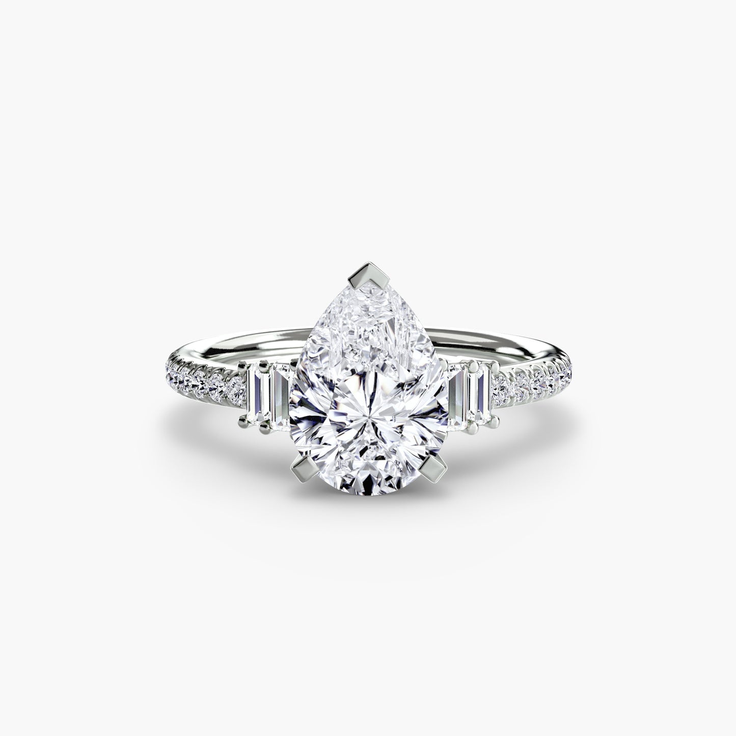 The "Copenhagen" Solitaire with Pavé