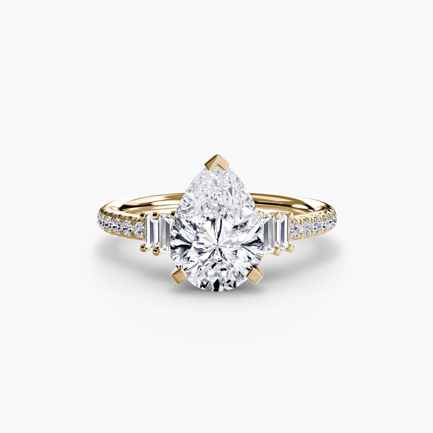 The "Copenhagen" Solitaire with Pavé