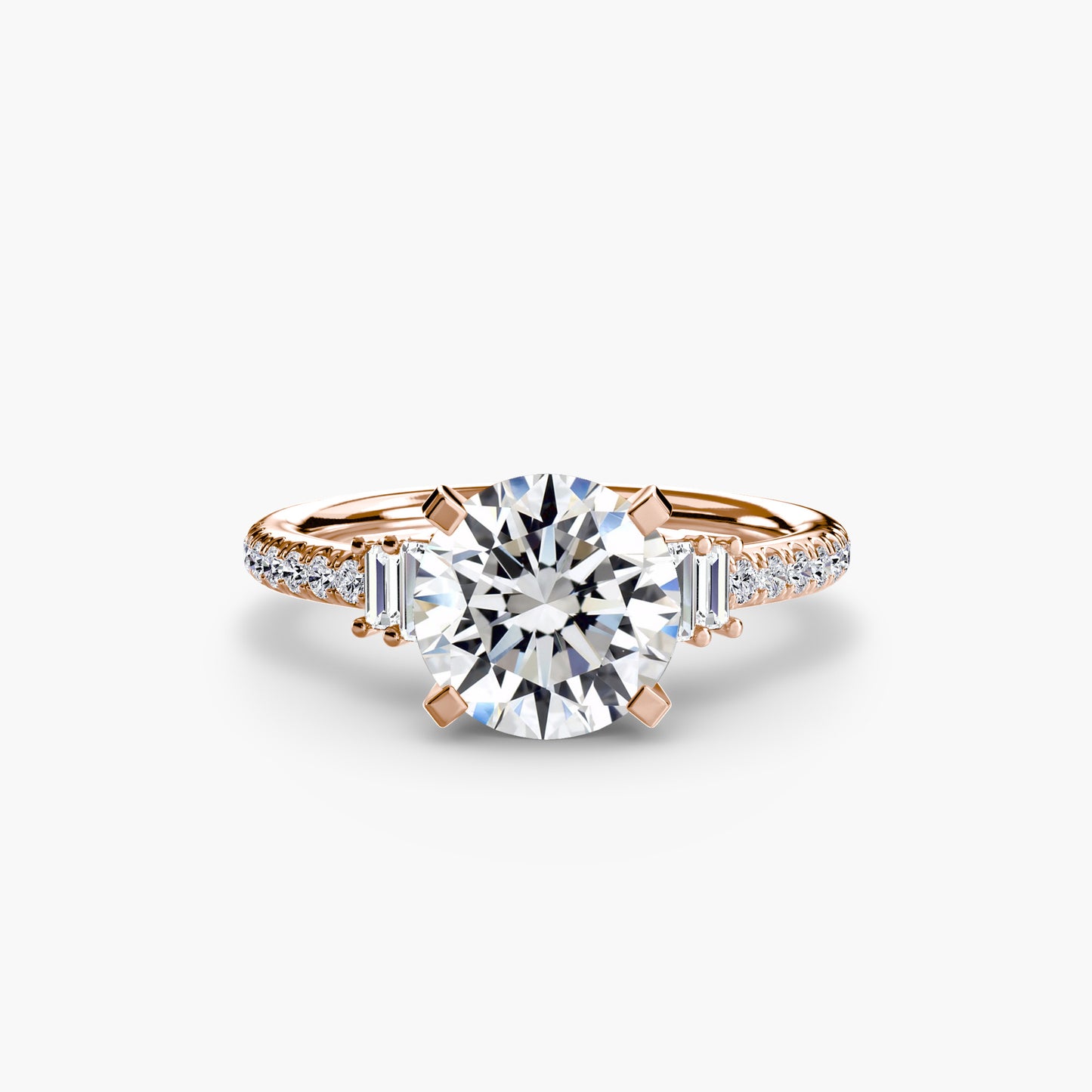 The "Copenhagen" Solitaire with Pavé