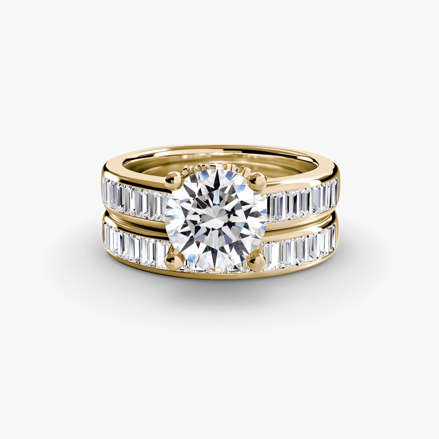 The "Cannes" Baguette Channel Solitaire