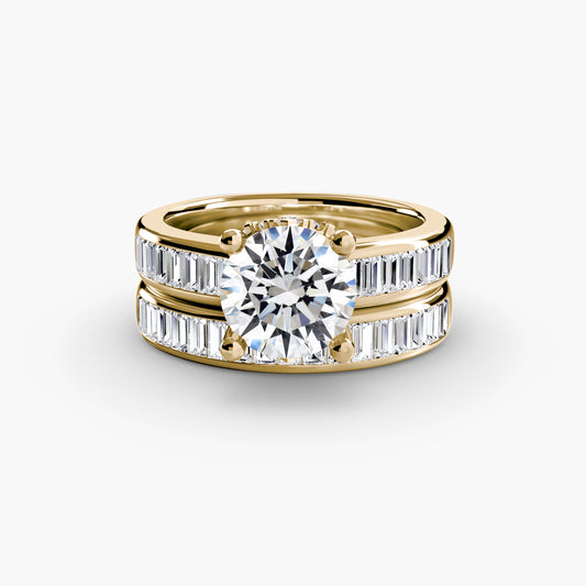 The "Cannes" Baguette Channel Solitaire