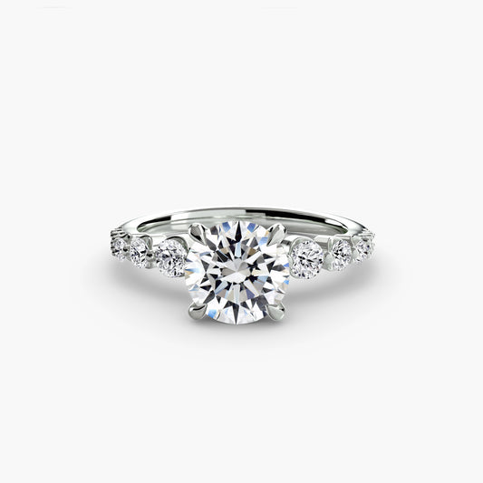 The "Seychelles" Cascade Diamond Ring