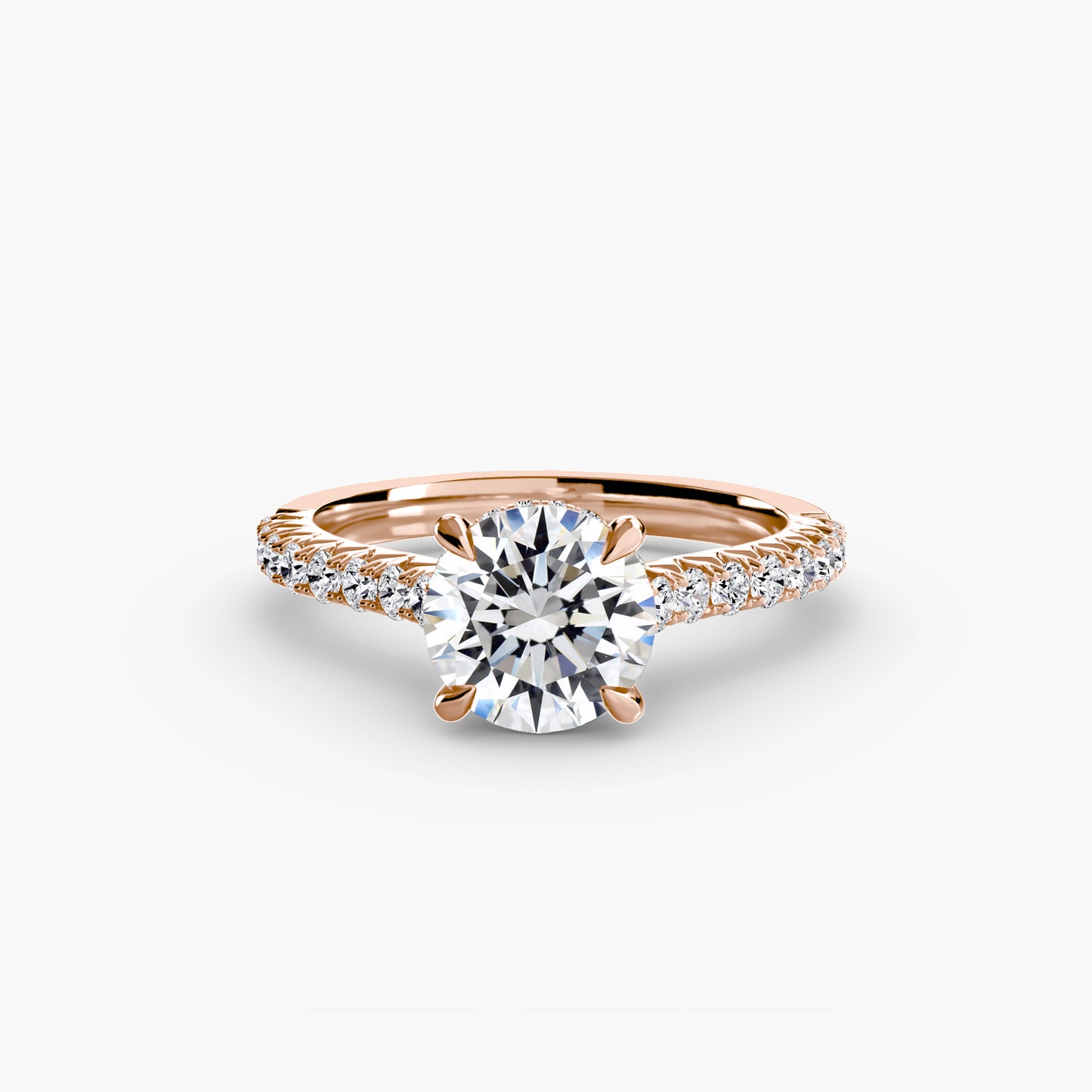 The "Bora Bora" Solitaire with Pavé