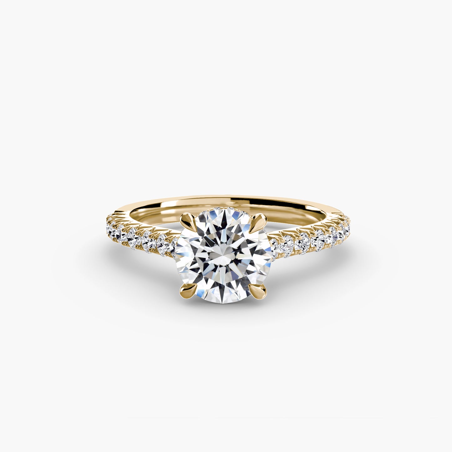 The "Bora Bora" Solitaire with Pavé