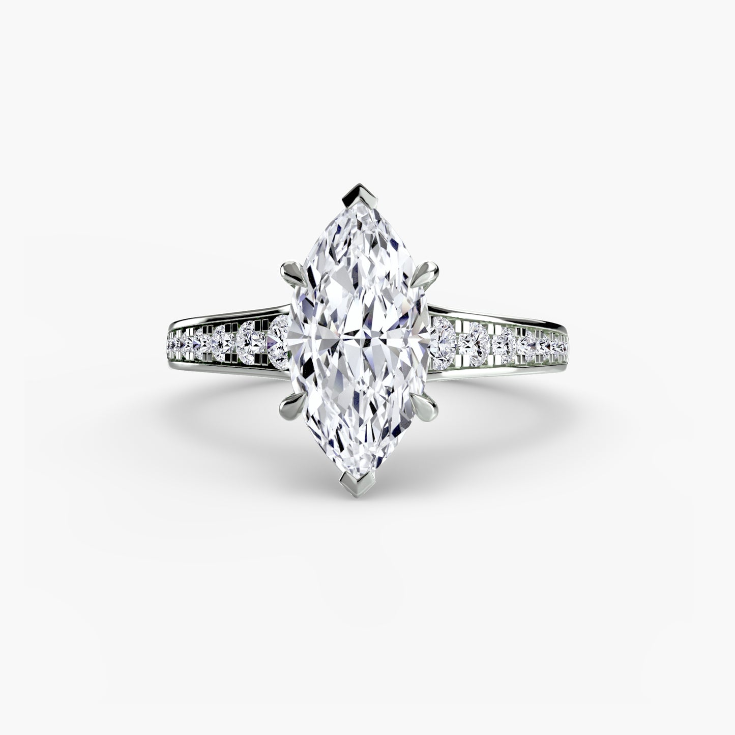 The "Capri" Solitaire with Pavé