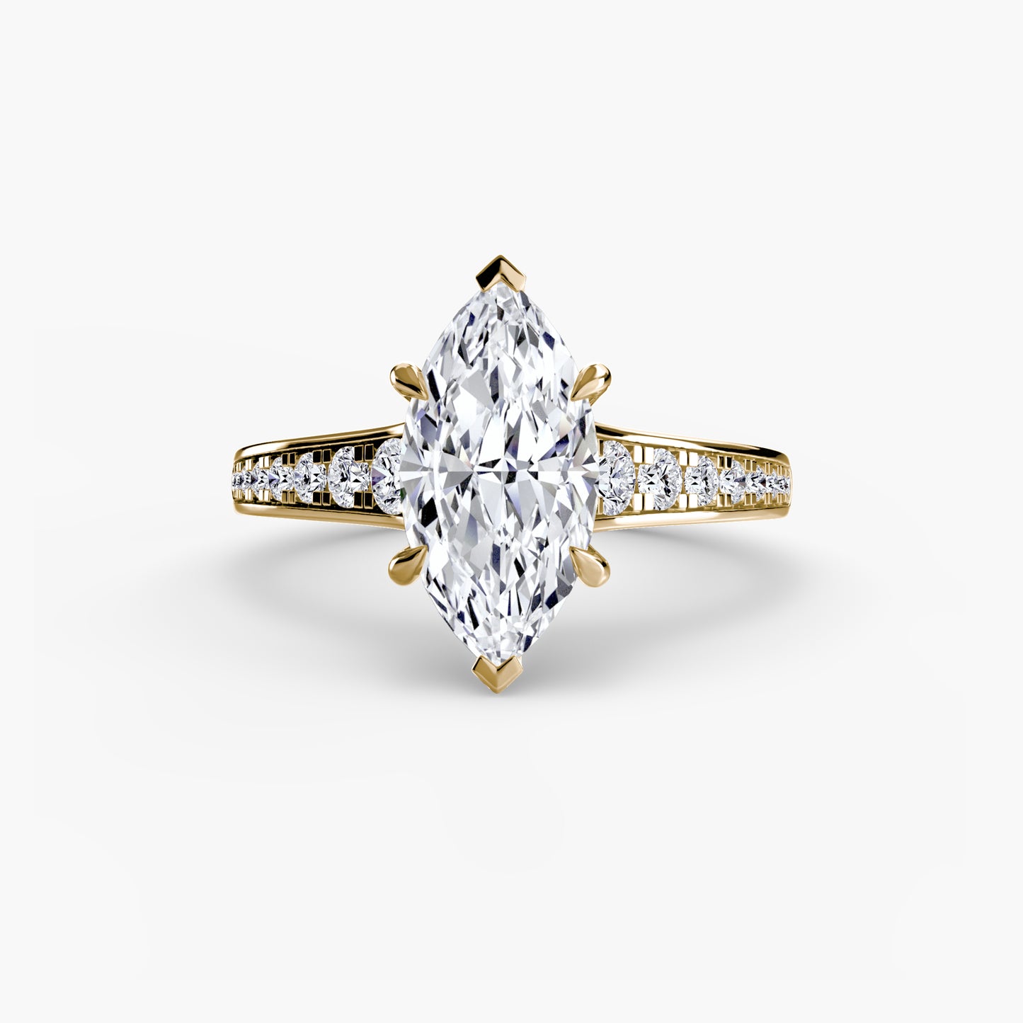 The "Capri" Solitaire with Pavé