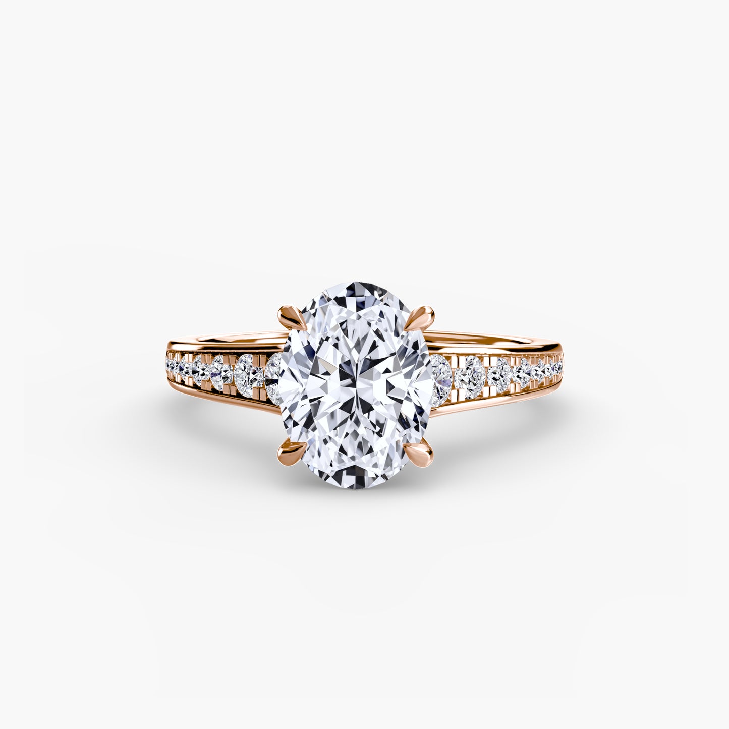 The "Capri" Solitaire with Pavé