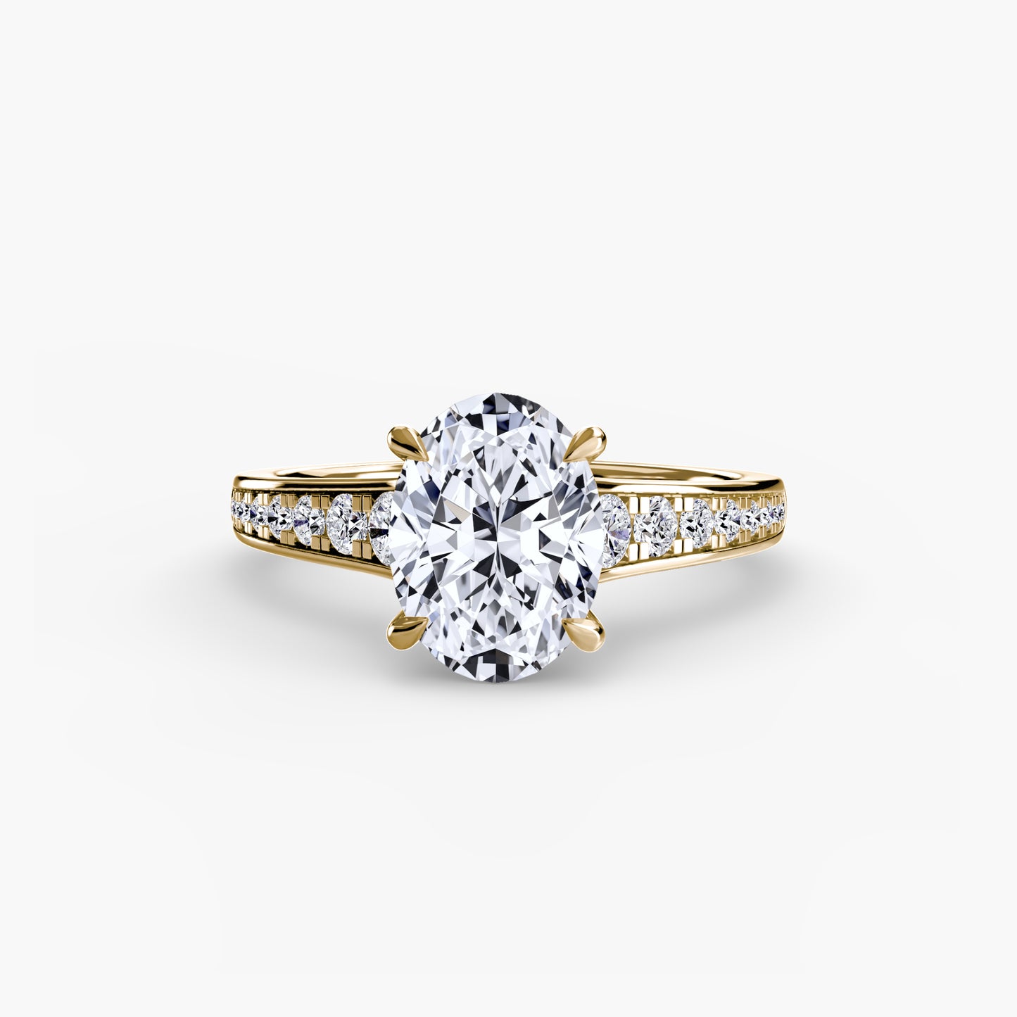 The "Capri" Solitaire with Pavé