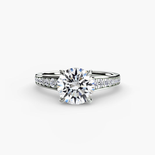 The "Capri" Solitaire with Pavé