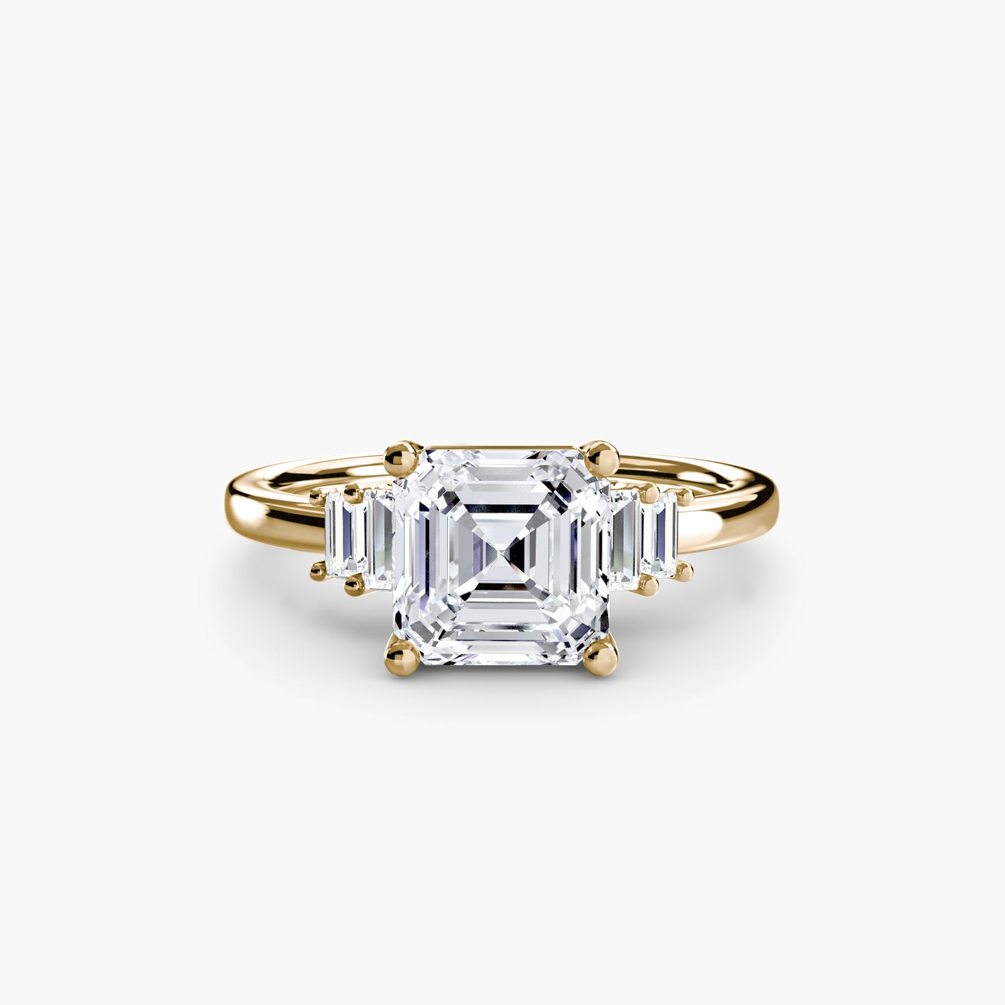 The "Napa" Baguette Accent Solitaire