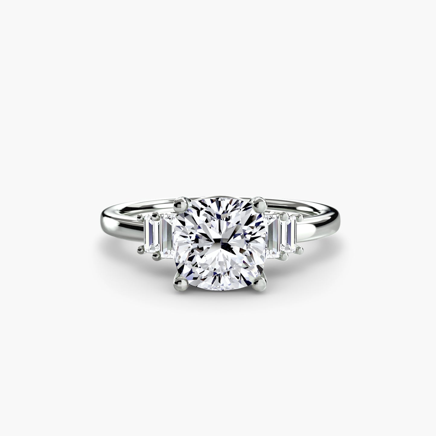 The "Napa" Baguette Accent Solitaire