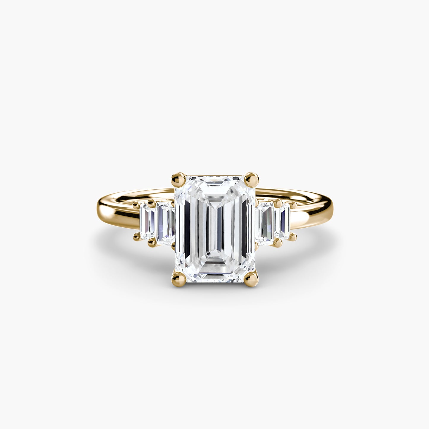 The "Napa" Baguette Accent Solitaire