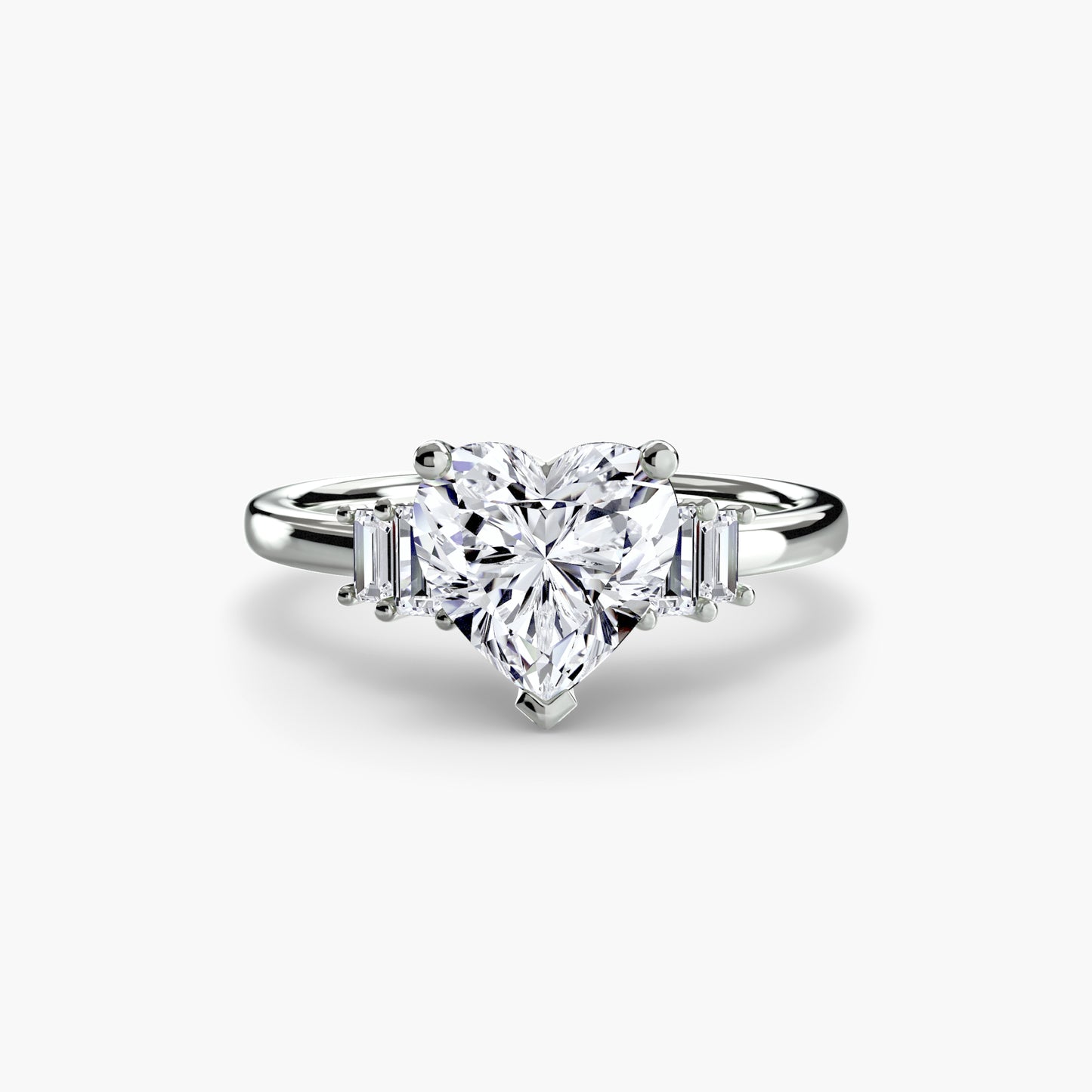 The "Napa" Baguette Accent Solitaire