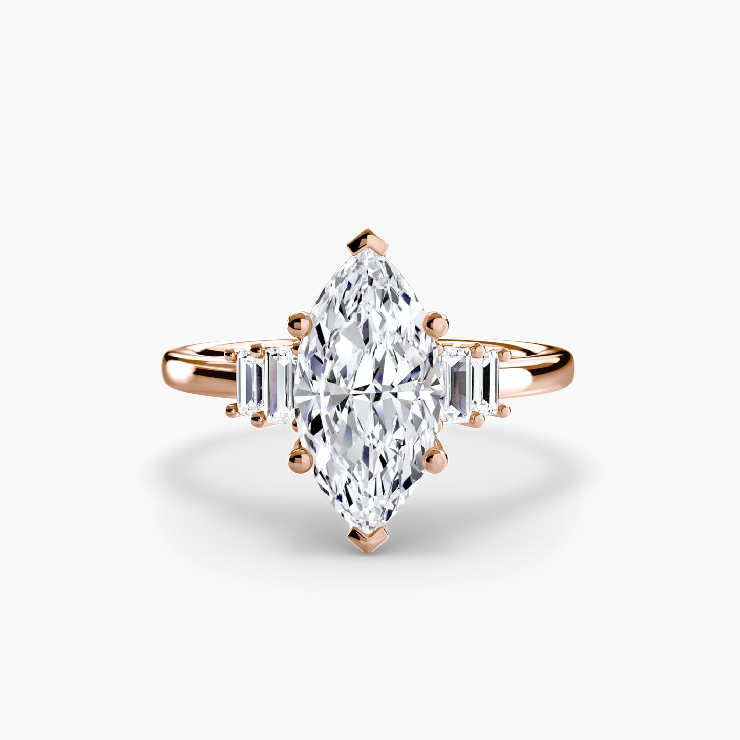 The "Napa" Baguette Accent Solitaire