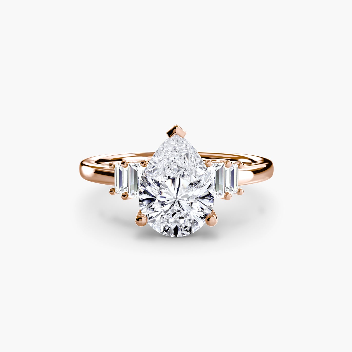The "Napa" Baguette Accent Solitaire
