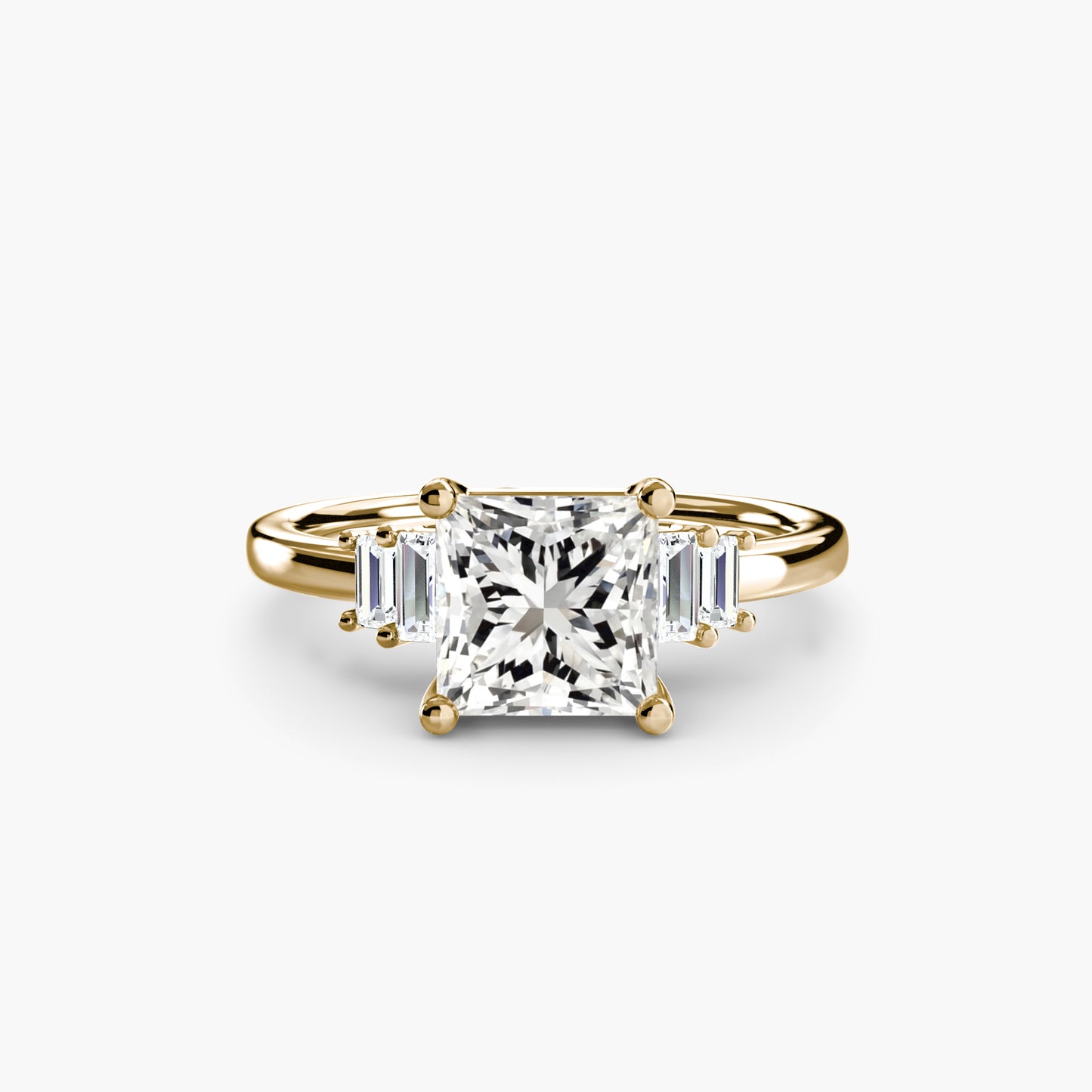 The "Napa" Baguette Accent Solitaire