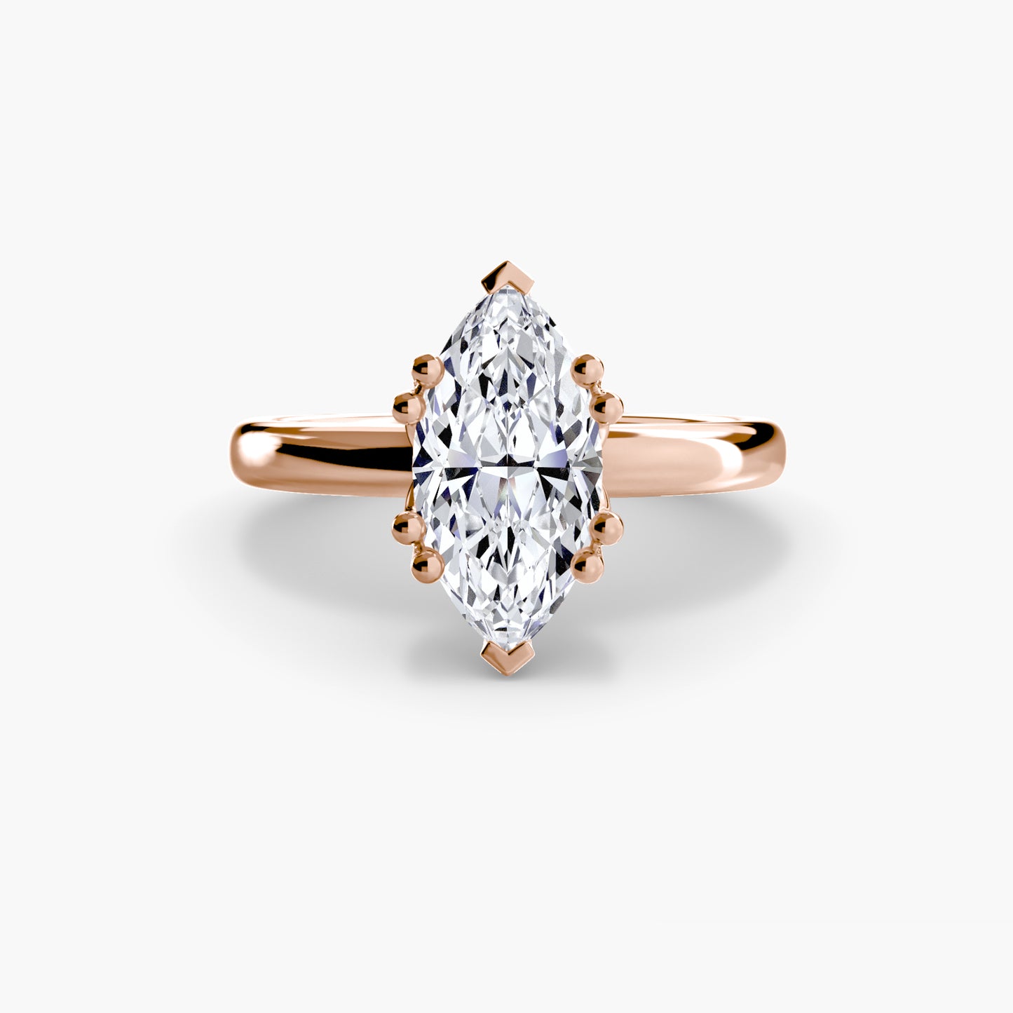 The "Bali" Solitaire Ring