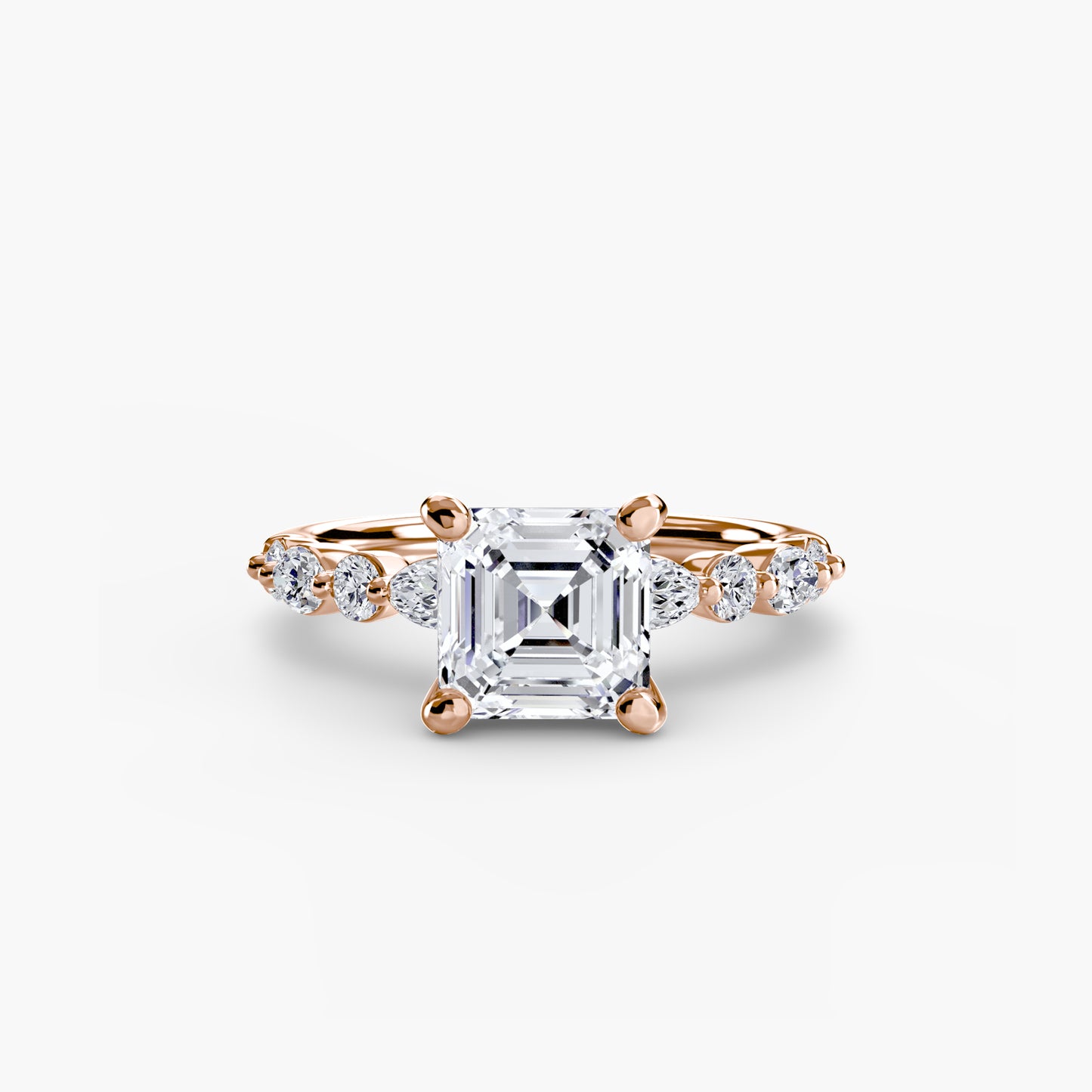 The "Seville" Solitaire with Eternity Pavé