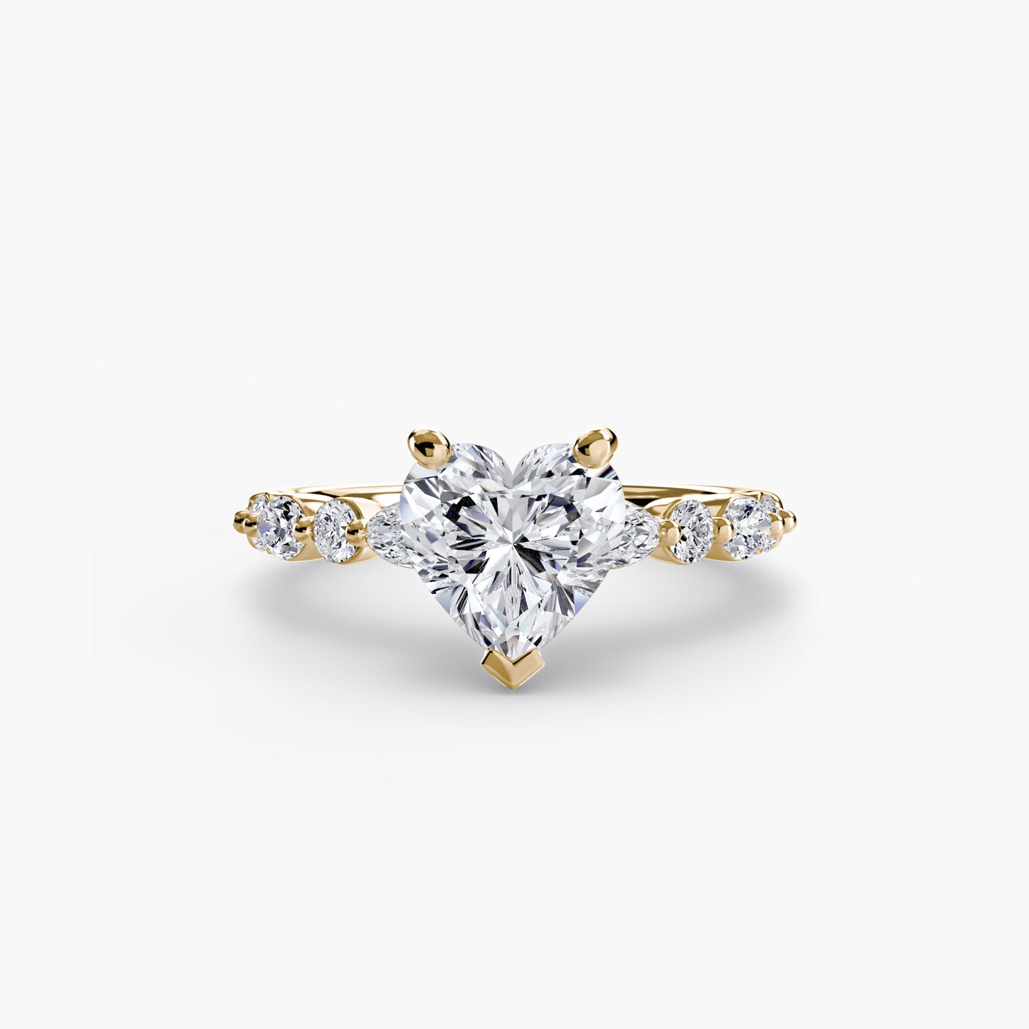 The "Seville" Solitaire with Eternity Pavé