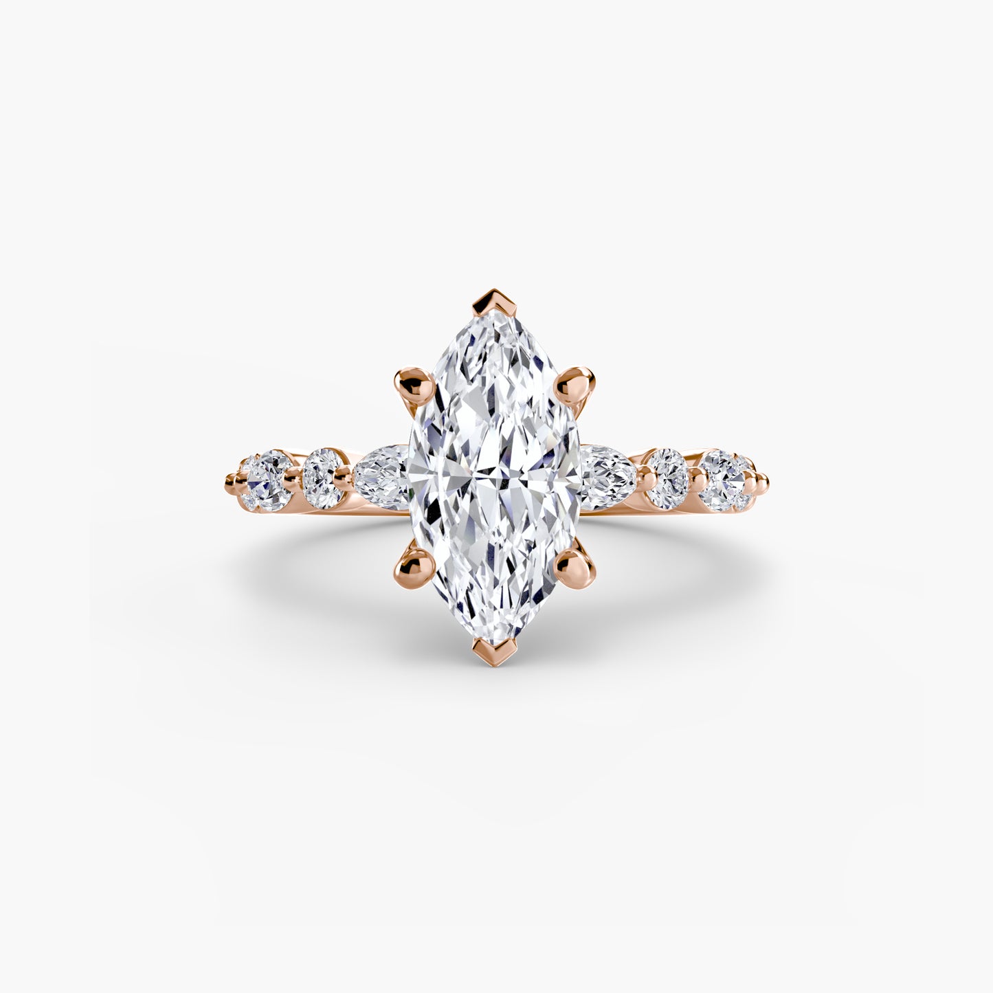 The "Seville" Solitaire with Eternity Pavé