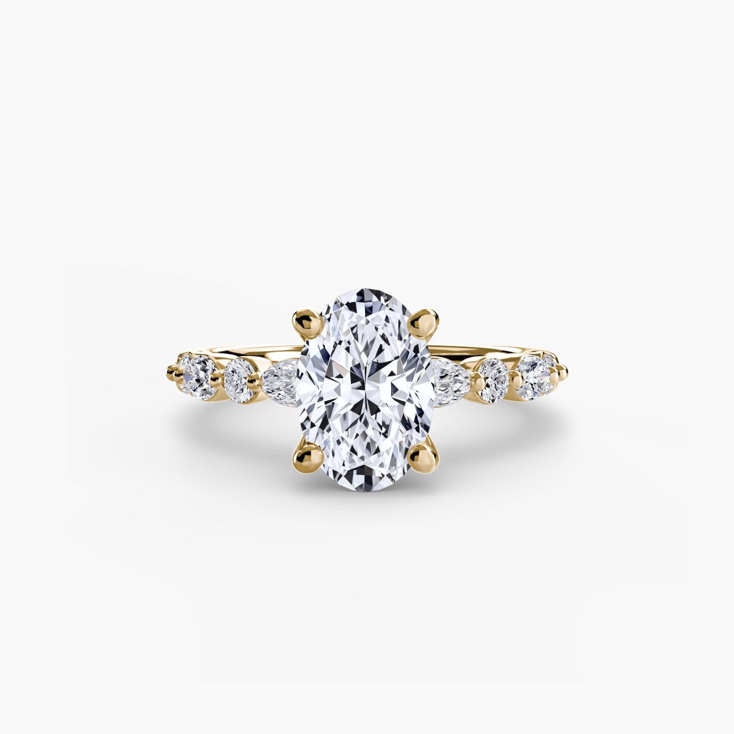 The "Seville" Solitaire with Eternity Pavé