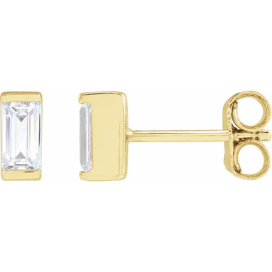 14K Yellow Gold 3/8 CTW Lab-Grown Diamond Earrings